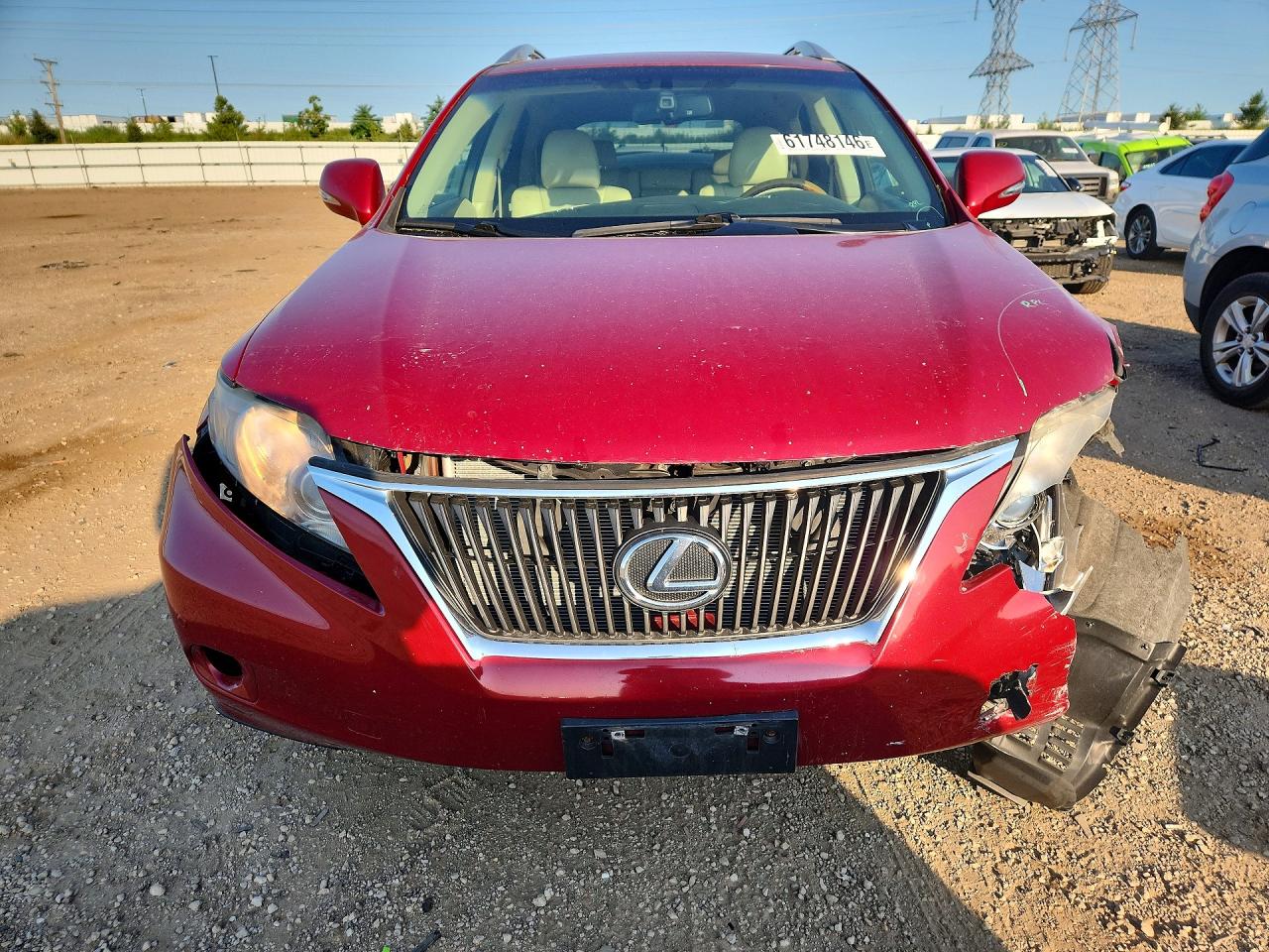 2010 Lexus Rx 350 Red vin: 2T2BK1BA7AC028377