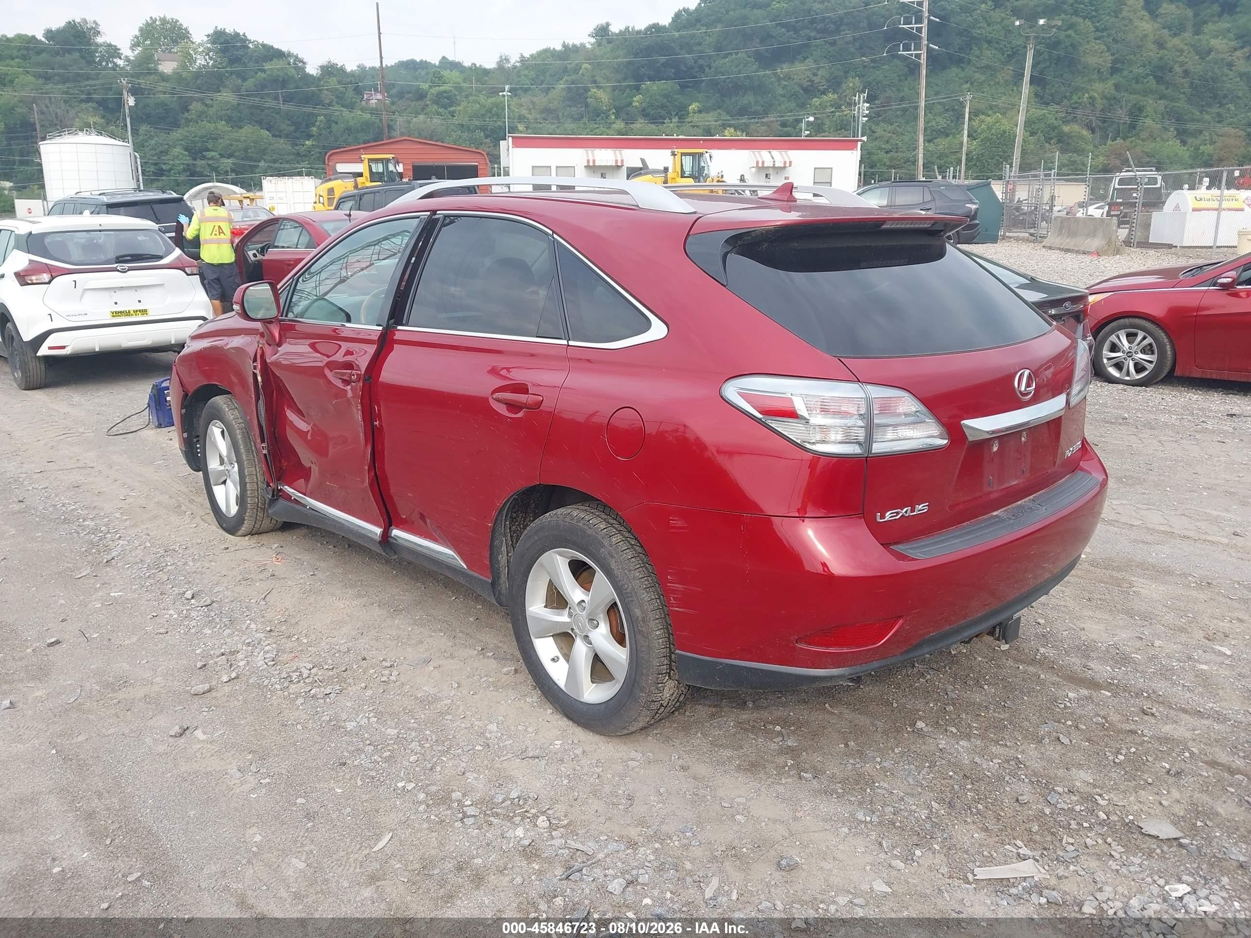 2010 Lexus Rx 350   Red vin: 2T2BK1BA7AC028749