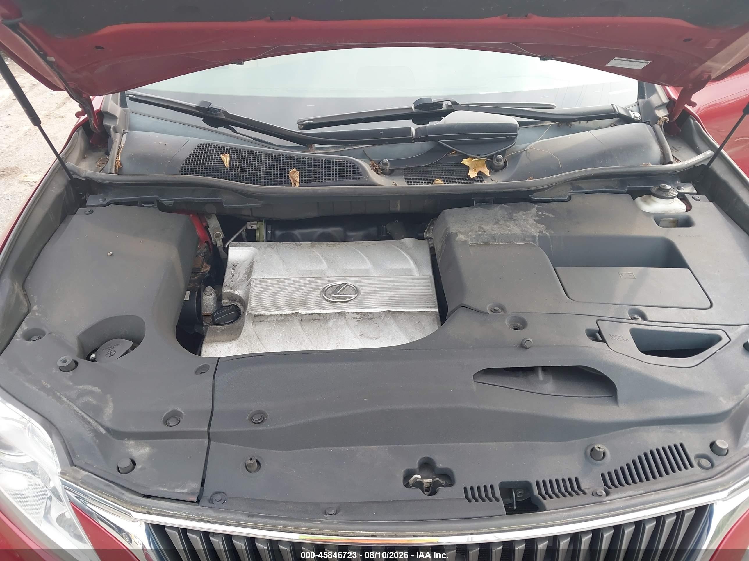 2010 Lexus Rx 350   Red vin: 2T2BK1BA7AC028749