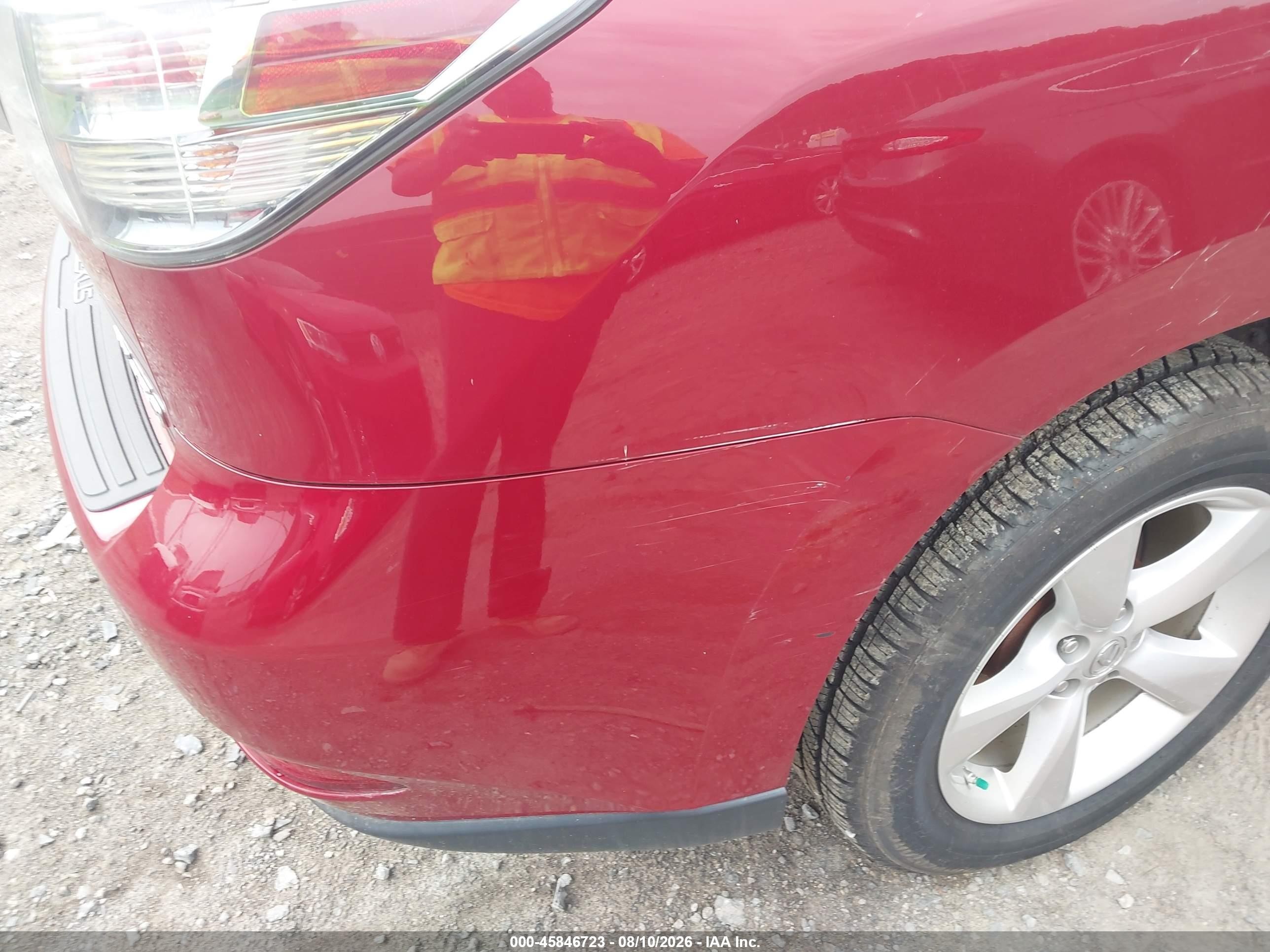 2010 Lexus Rx 350   Red vin: 2T2BK1BA7AC028749