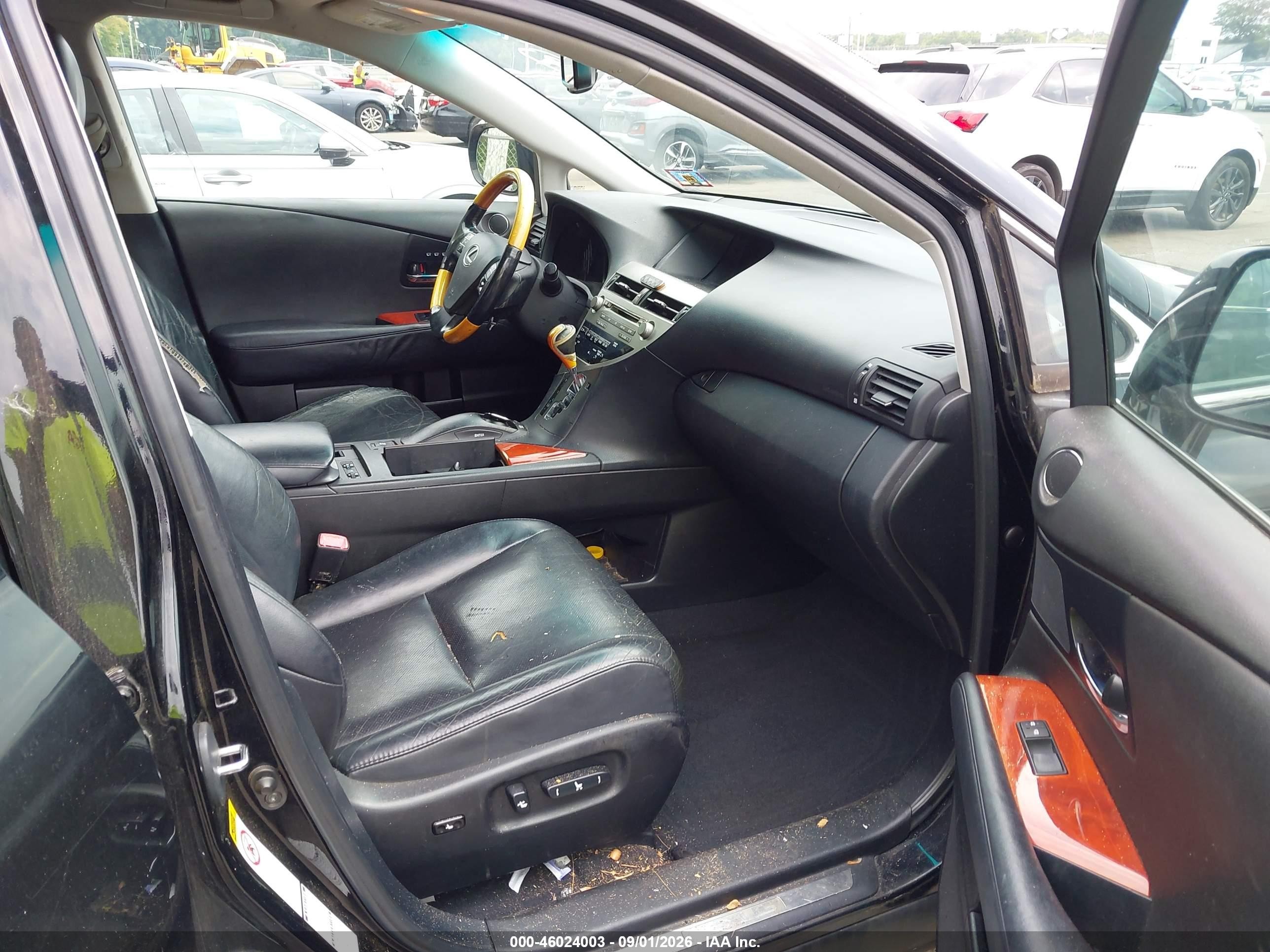 2010 Lexus Rx 350   Черный vin: 2T2BK1BA7AC029044