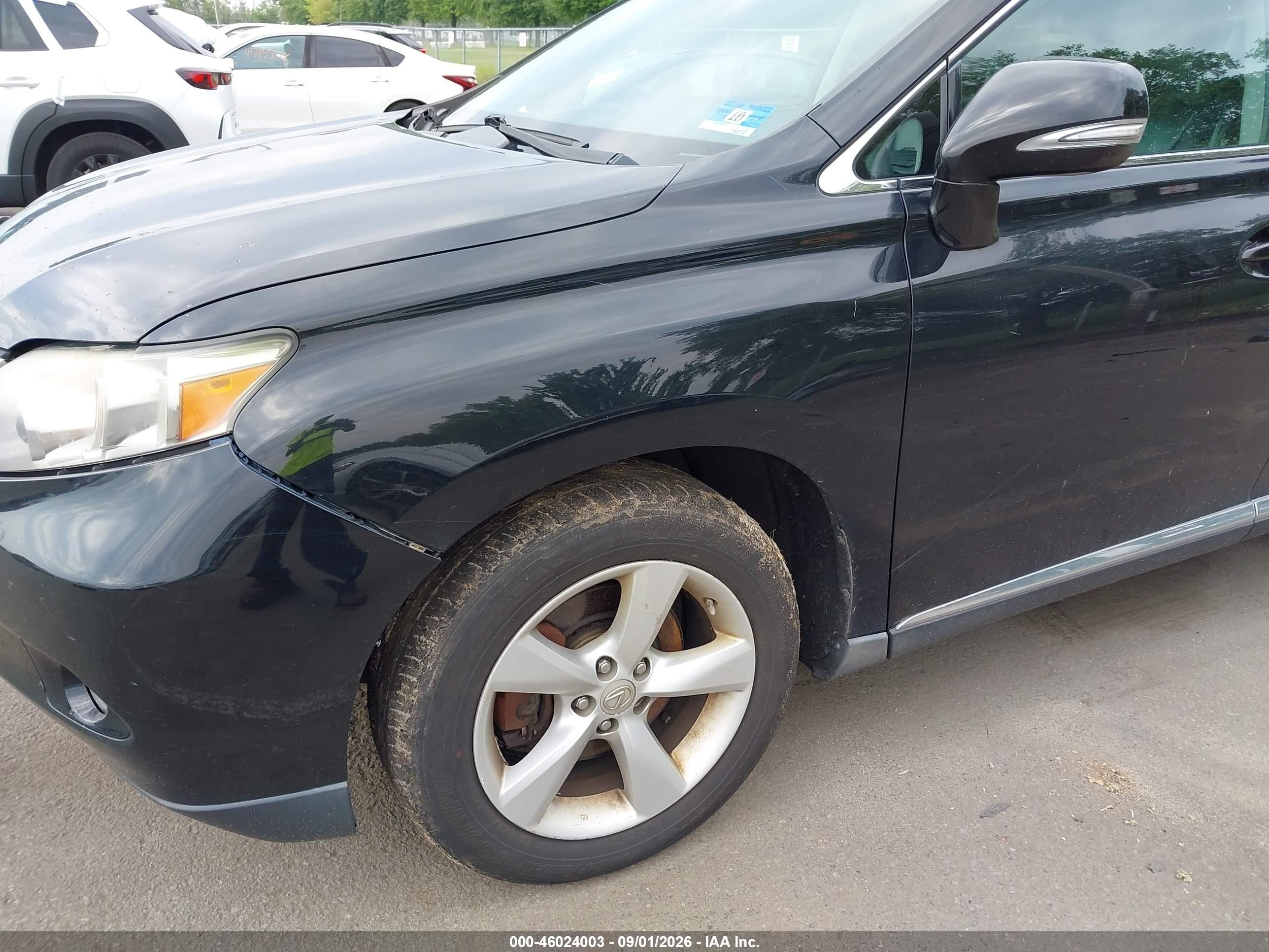 2010 Lexus Rx 350   Черный vin: 2T2BK1BA7AC029044