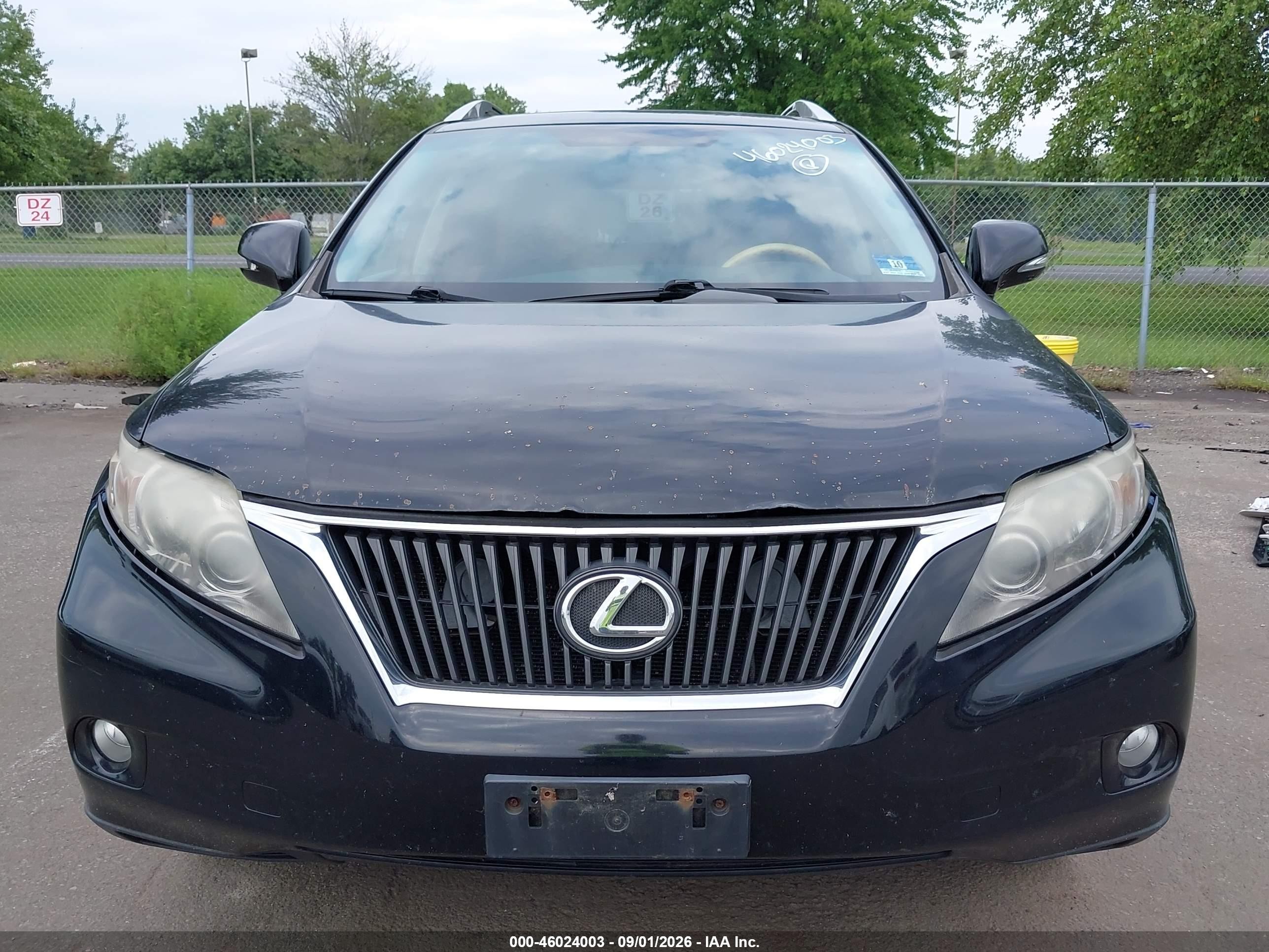 2010 Lexus Rx 350   Черный vin: 2T2BK1BA7AC029044