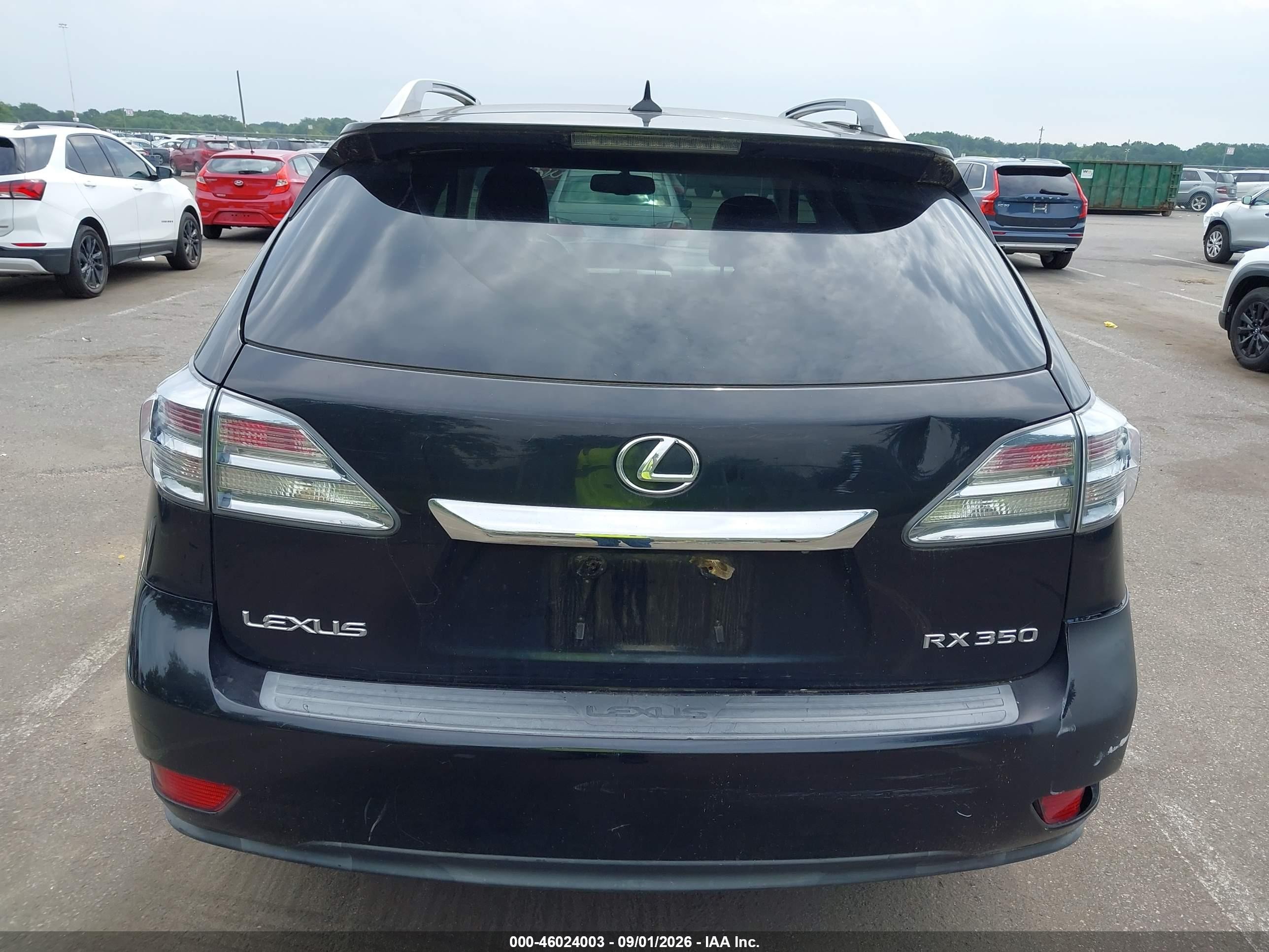2010 Lexus Rx 350   Черный vin: 2T2BK1BA7AC029044