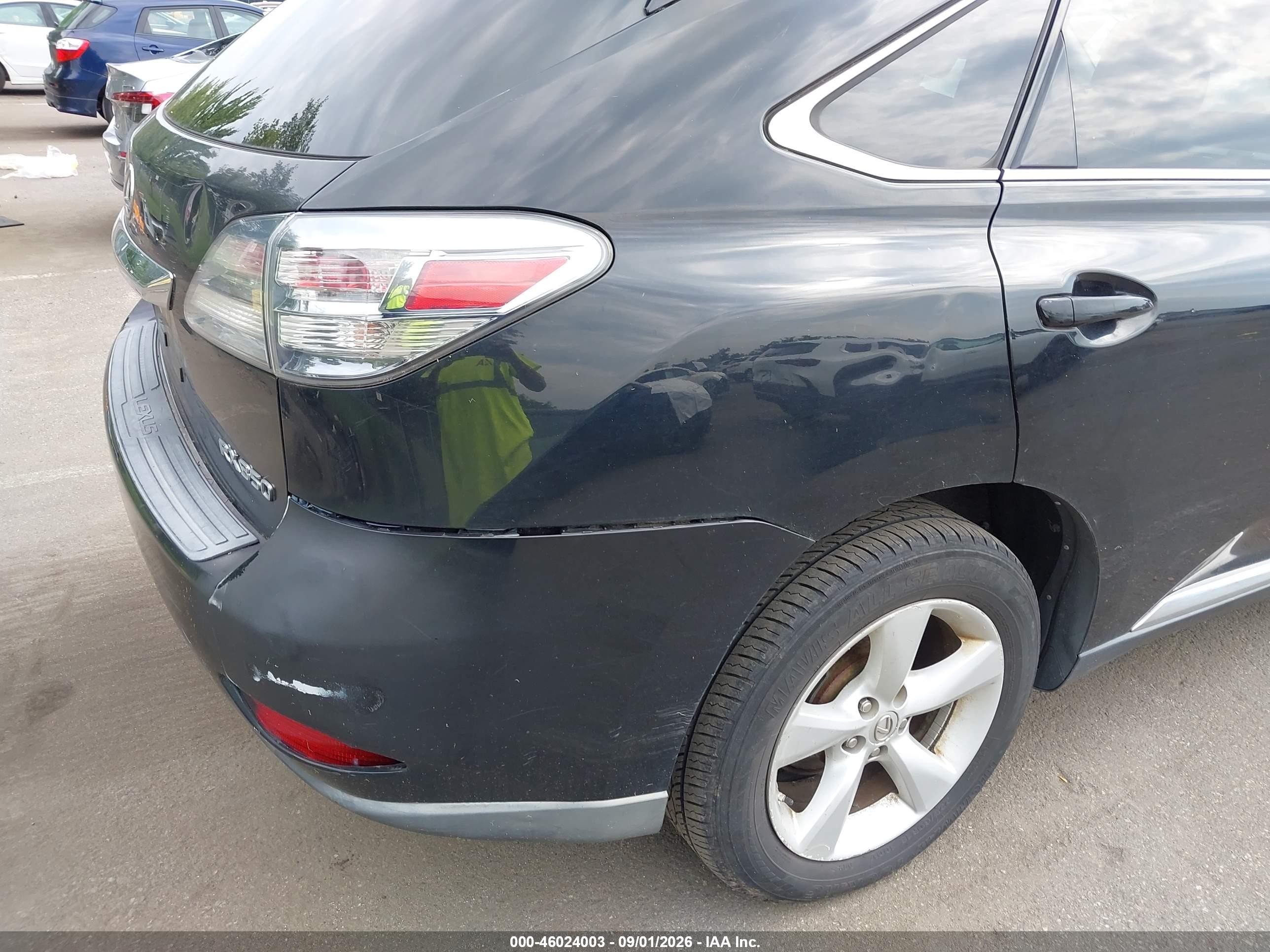 2010 Lexus Rx 350   Черный vin: 2T2BK1BA7AC029044