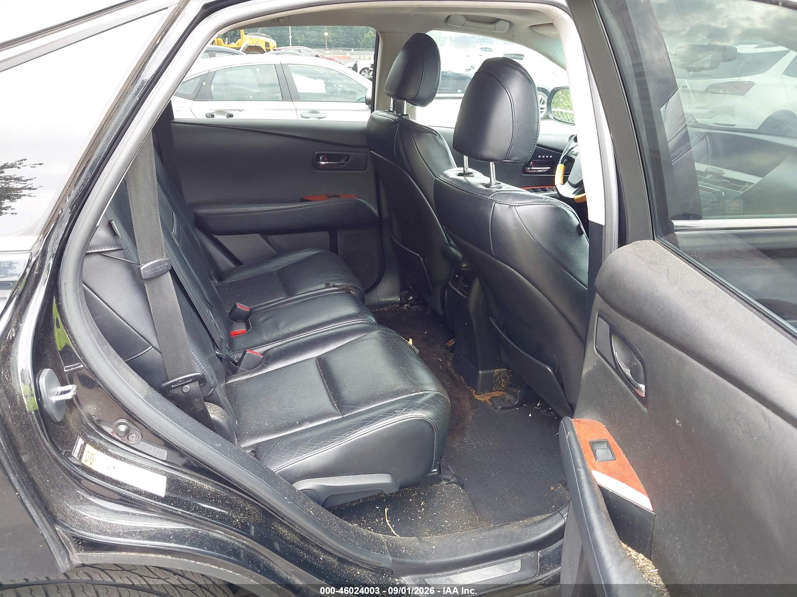 2010 Lexus Rx 350   Черный vin: 2T2BK1BA7AC029044