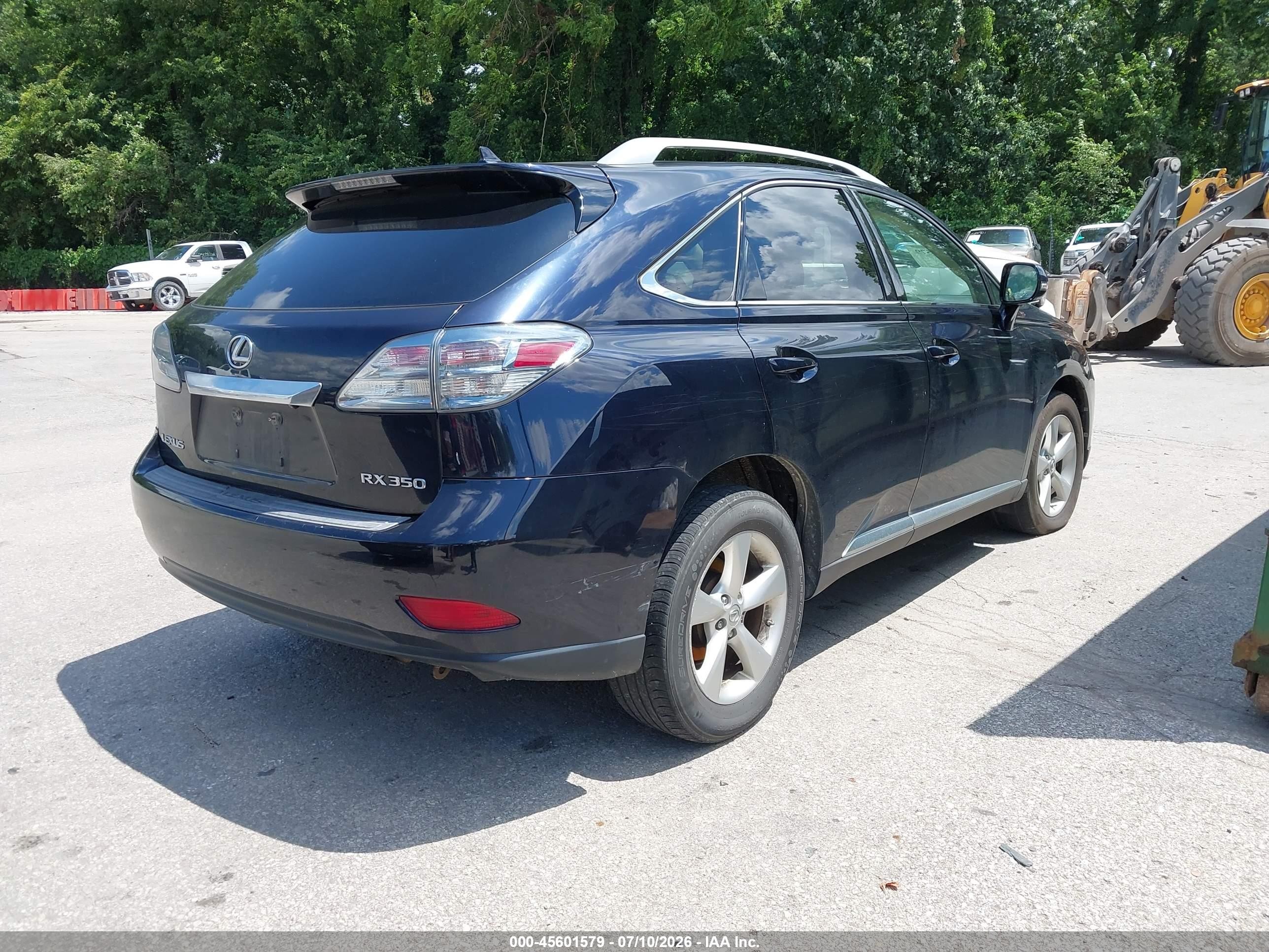 2010 Lexus Rx 350   Dark Blue vin: 2T2BK1BA7AC032431