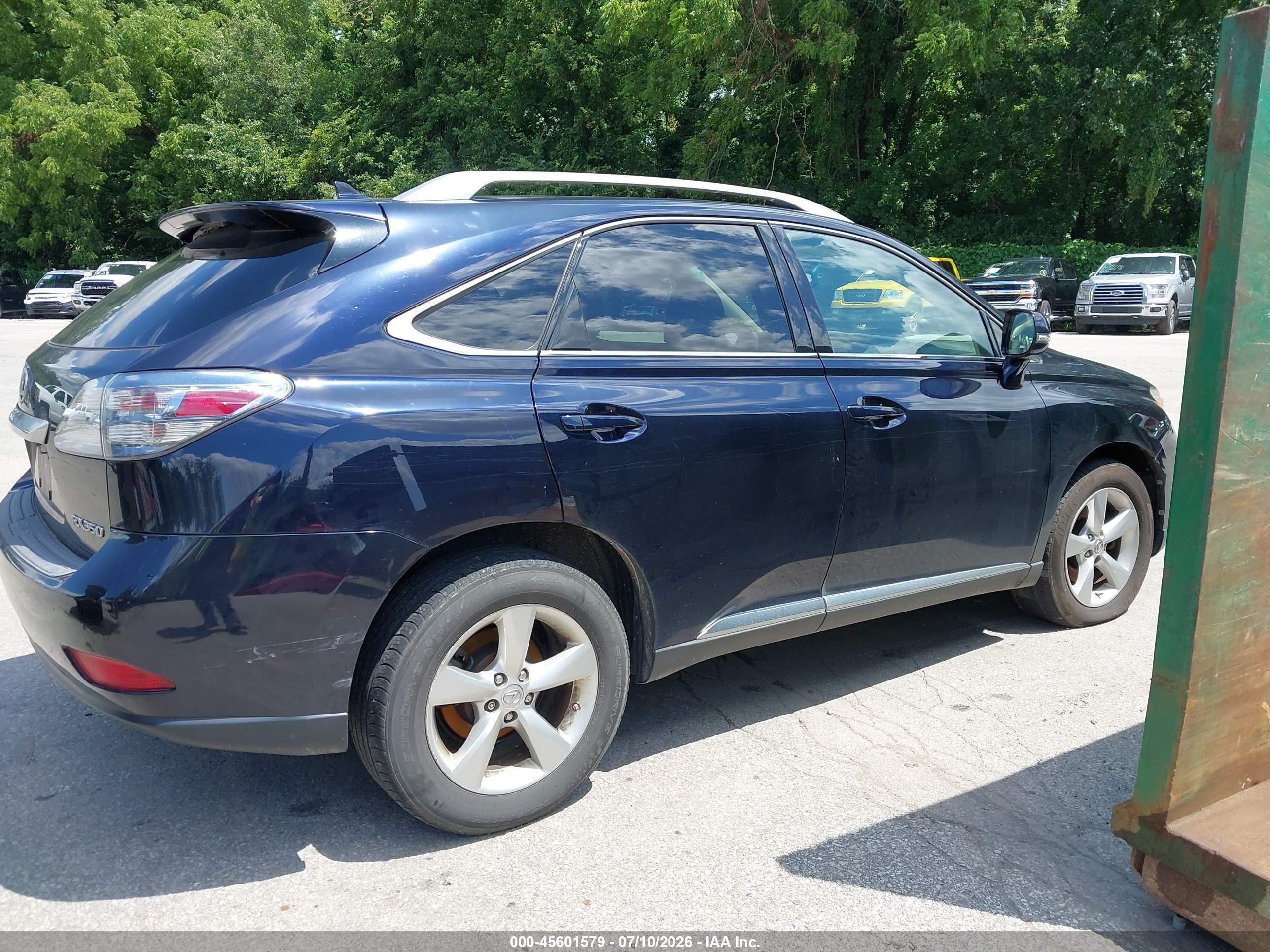 2010 Lexus Rx 350   Dark Blue vin: 2T2BK1BA7AC032431