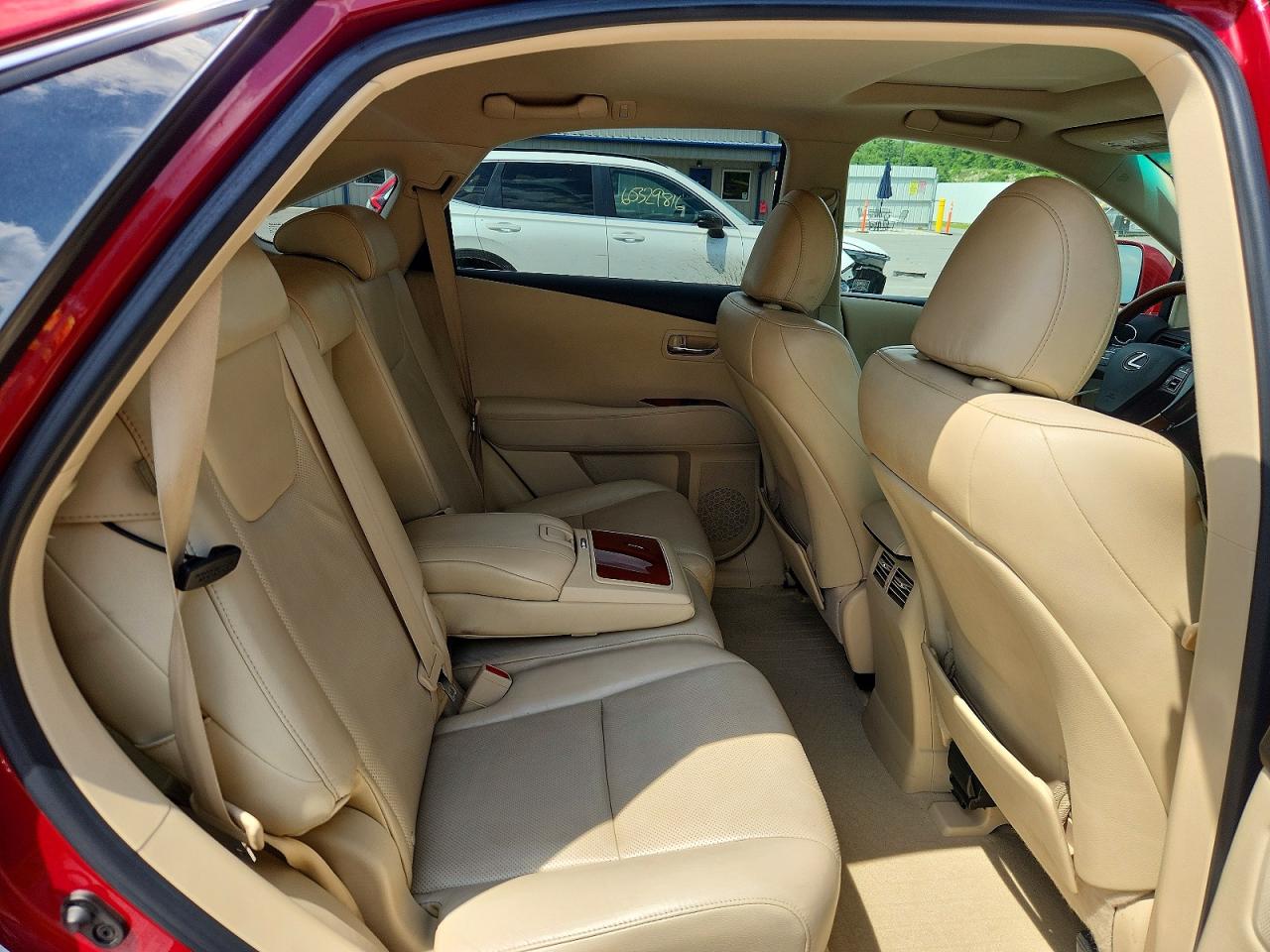2010 Lexus Rx 350 Red vin: 2T2BK1BA7AC039444