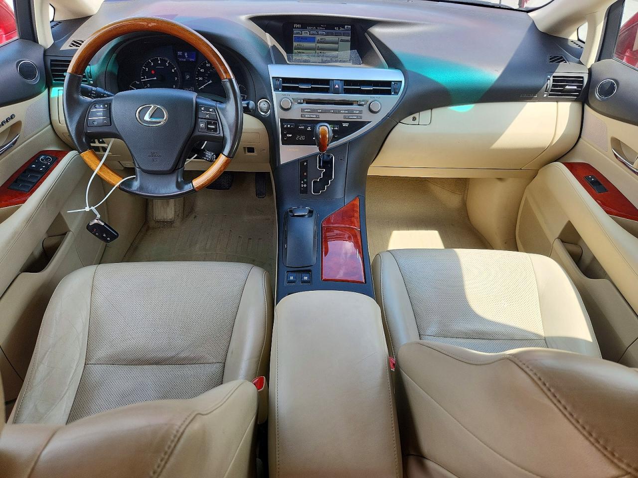 2010 Lexus Rx 350 Red vin: 2T2BK1BA7AC039444
