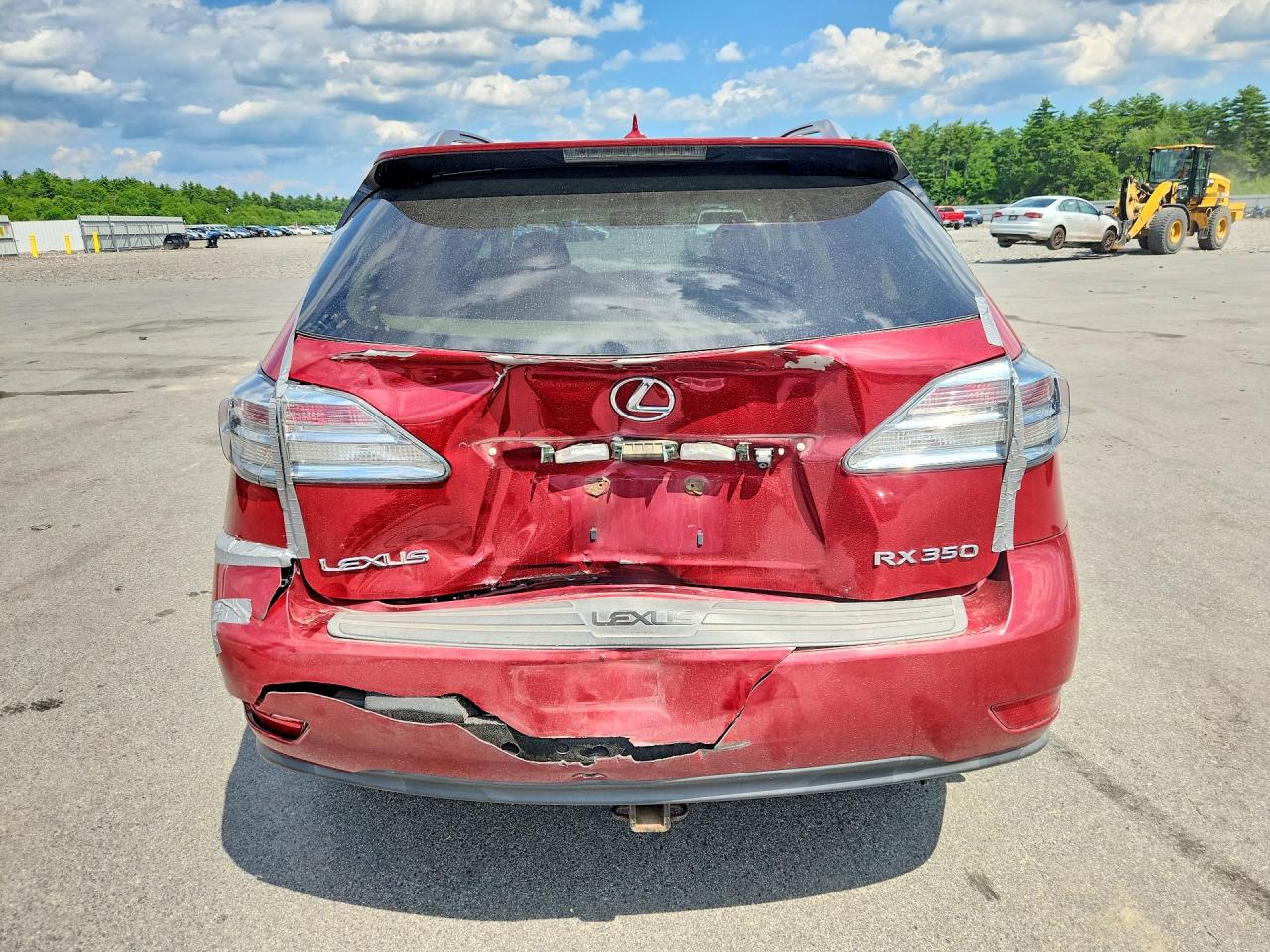 2010 Lexus Rx 350 Red vin: 2T2BK1BA7AC039444
