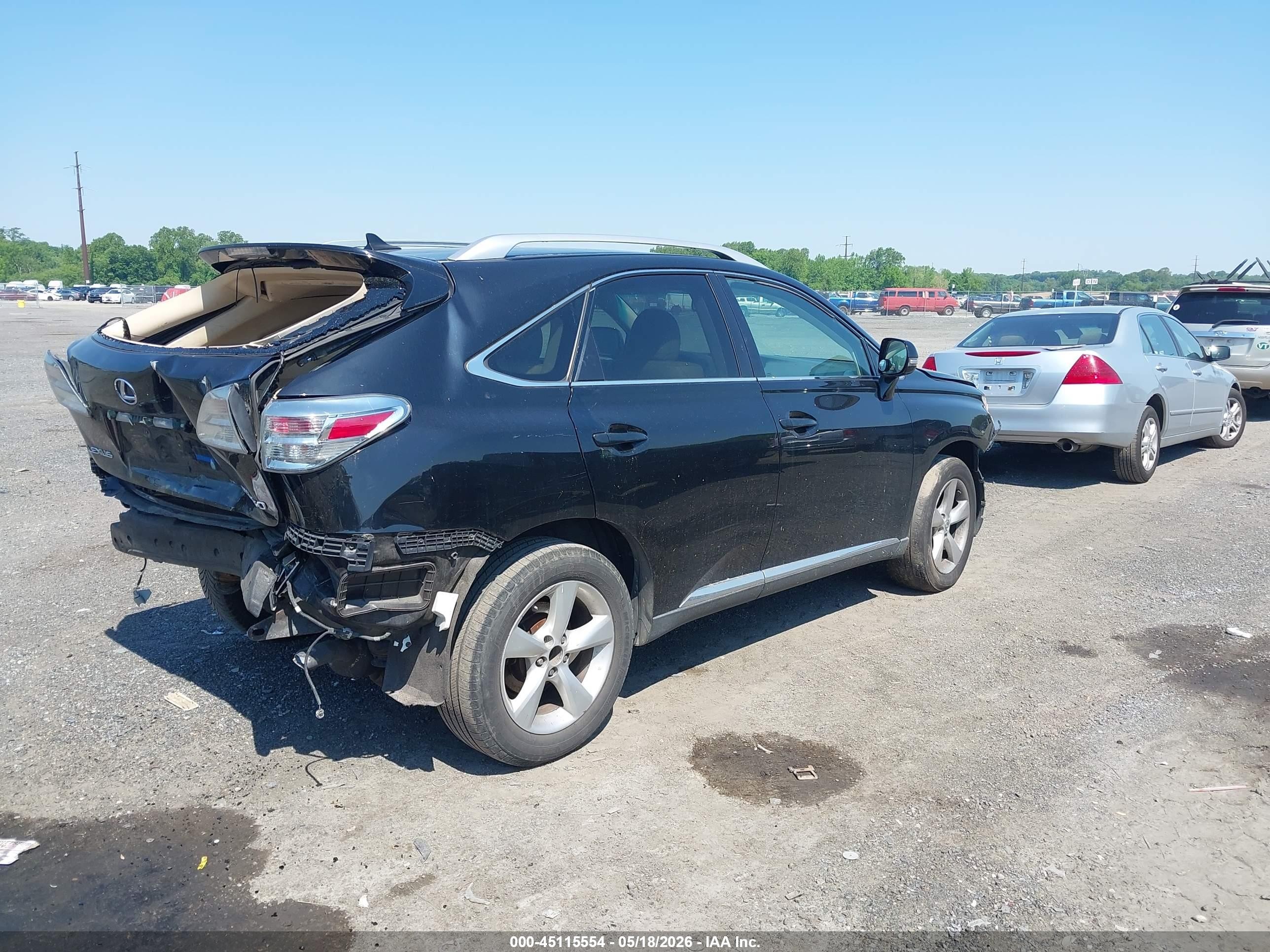 2010 Lexus Rx 350 Черный vin: 2T2BK1BA7AC054932