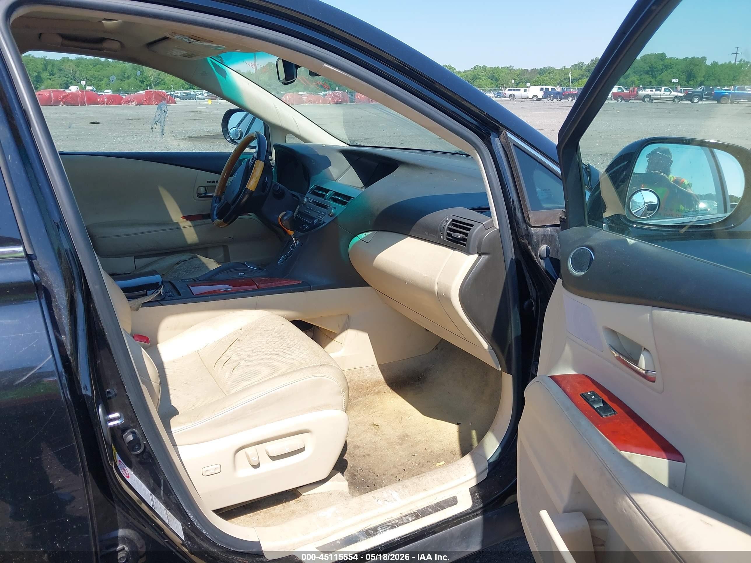 2010 Lexus Rx 350 Черный vin: 2T2BK1BA7AC054932