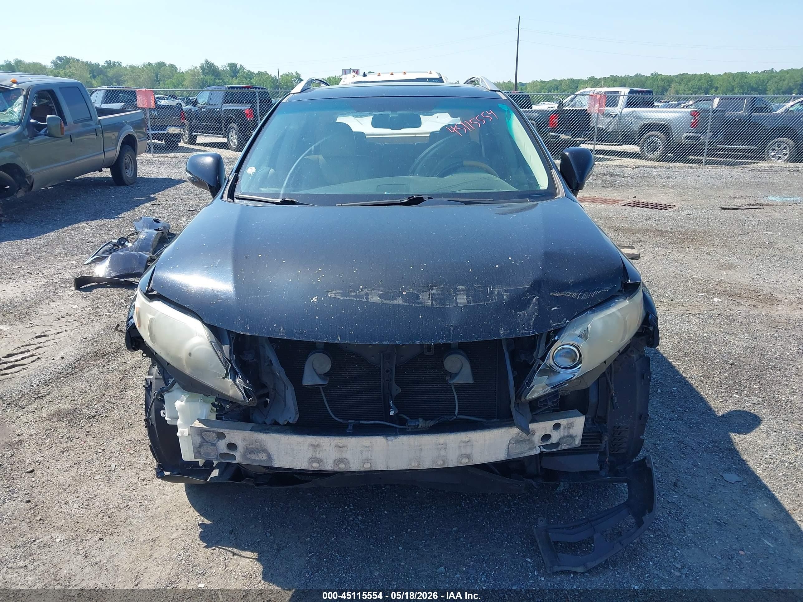 2010 Lexus Rx 350 Черный vin: 2T2BK1BA7AC054932