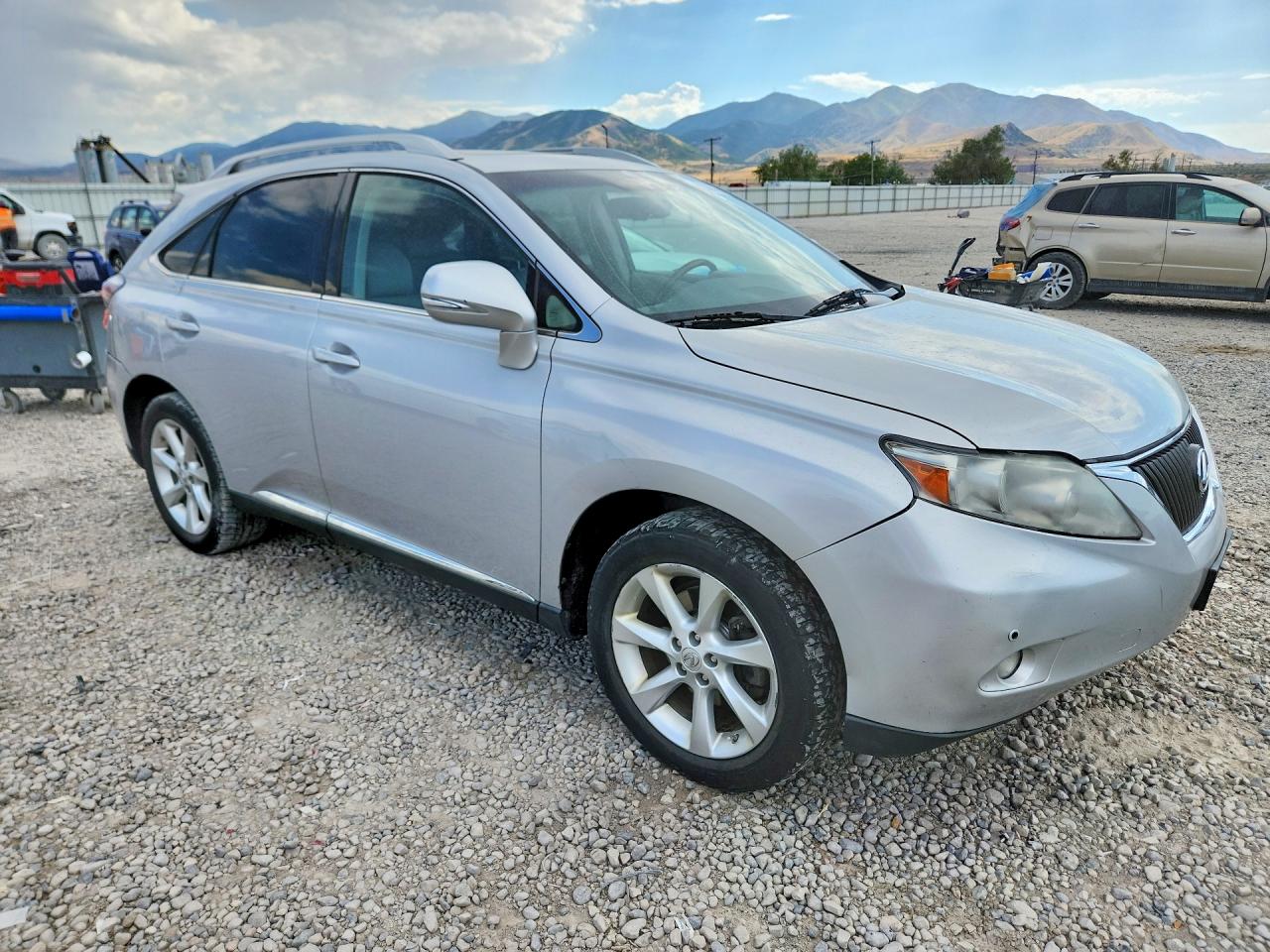 2010 Lexus Rx 350 Silver vin: 2T2BK1BA7AC056275