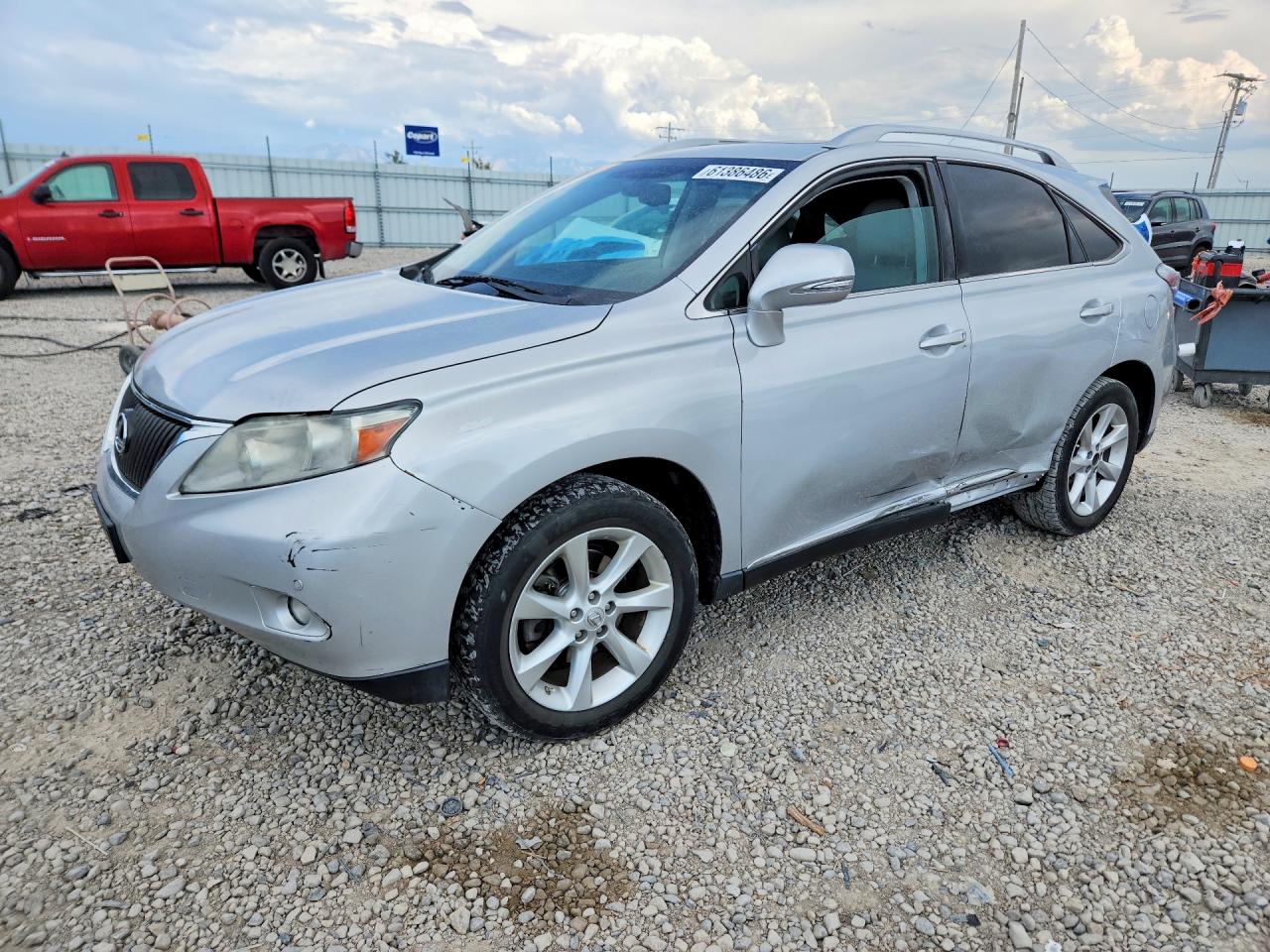 2010 Lexus Rx 350 Silver vin: 2T2BK1BA7AC056275