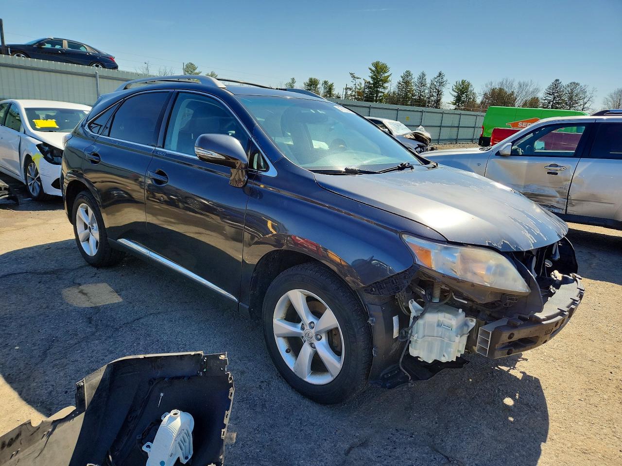 2010 Lexus Rx 350 Base Синий vin: 2T2BK1BA7AC056504