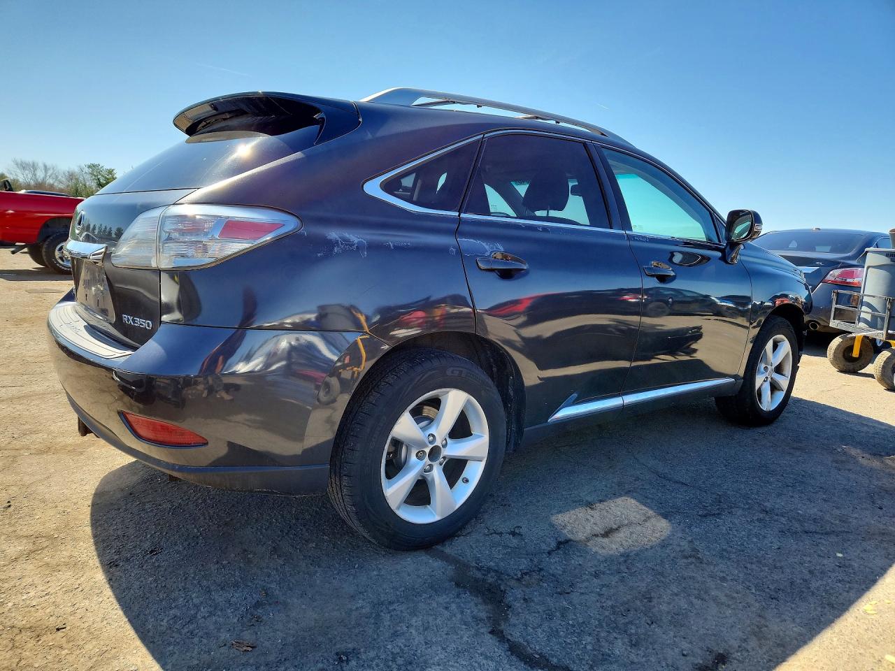 2010 Lexus Rx 350 Base Синий vin: 2T2BK1BA7AC056504