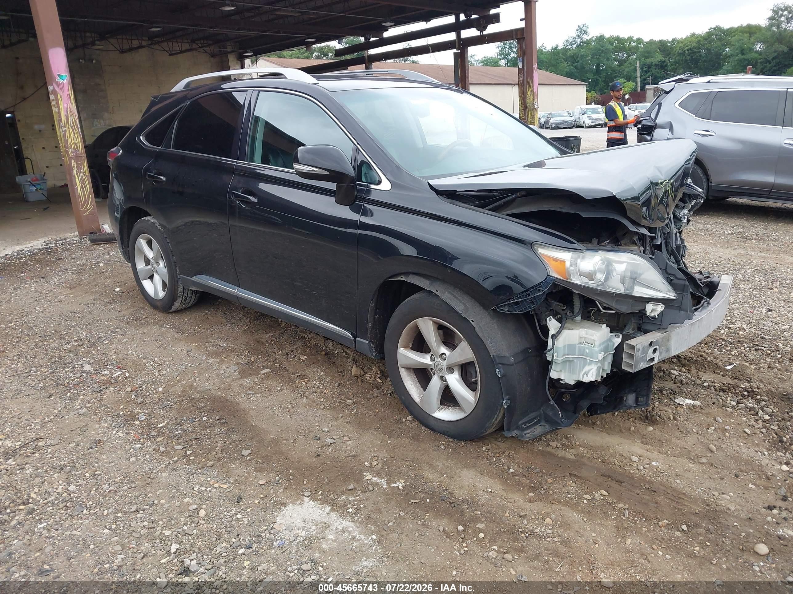 2010 Lexus Rx 350   Black vin: 2T2BK1BA7AC074081