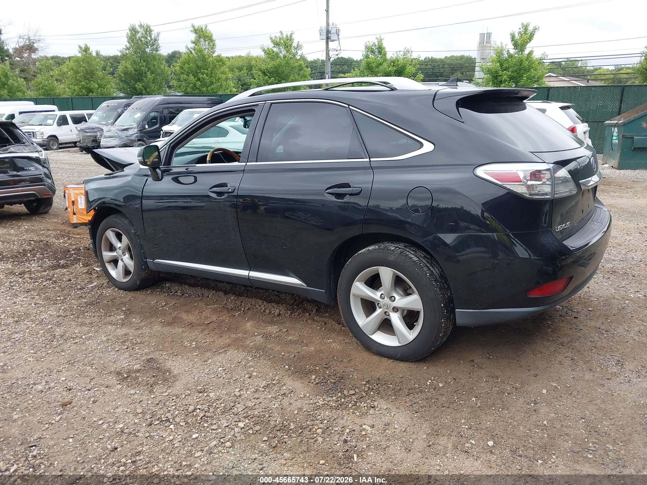 2010 Lexus Rx 350   Black vin: 2T2BK1BA7AC074081
