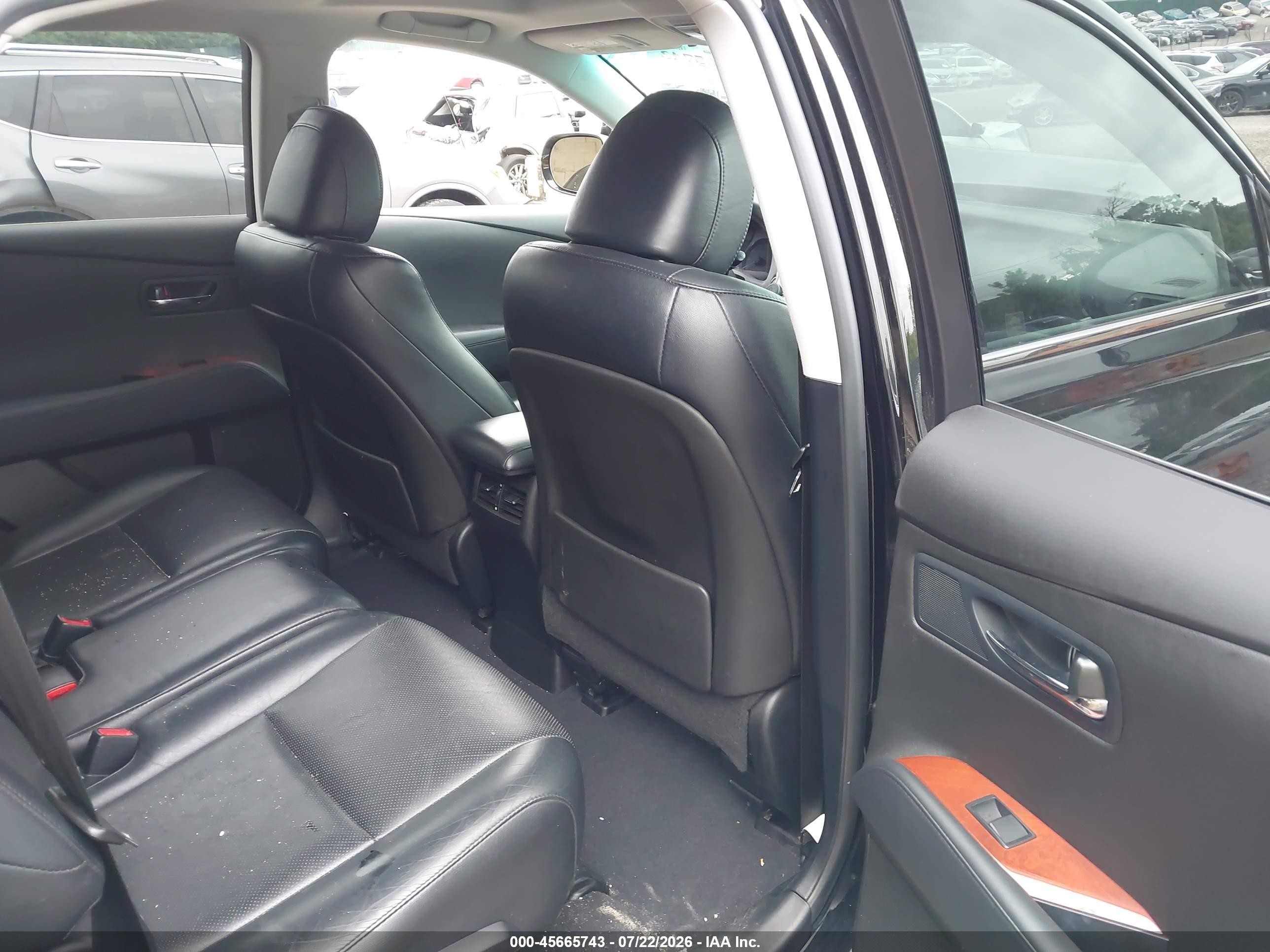 2010 Lexus Rx 350   Black vin: 2T2BK1BA7AC074081