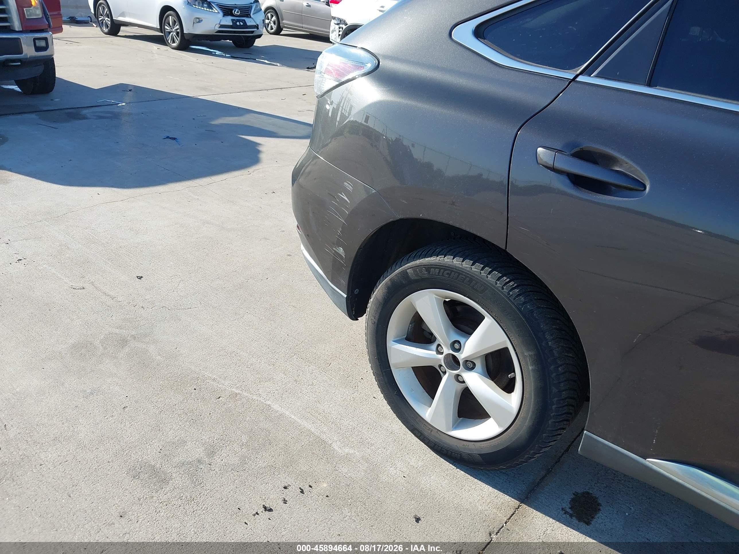 2010 Lexus Rx 350   Gray vin: 2T2BK1BA7AC074095