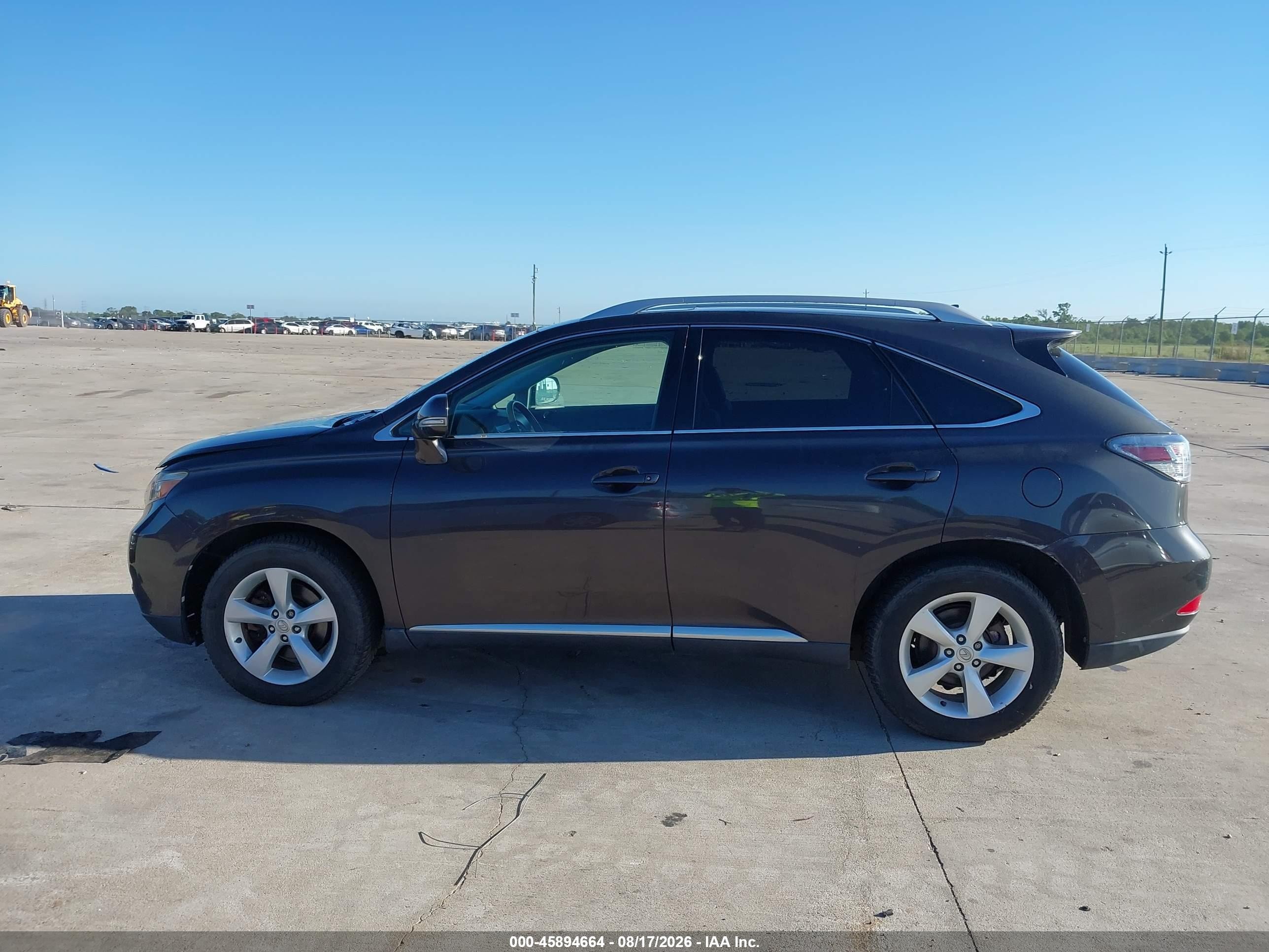 2010 Lexus Rx 350   Gray vin: 2T2BK1BA7AC074095