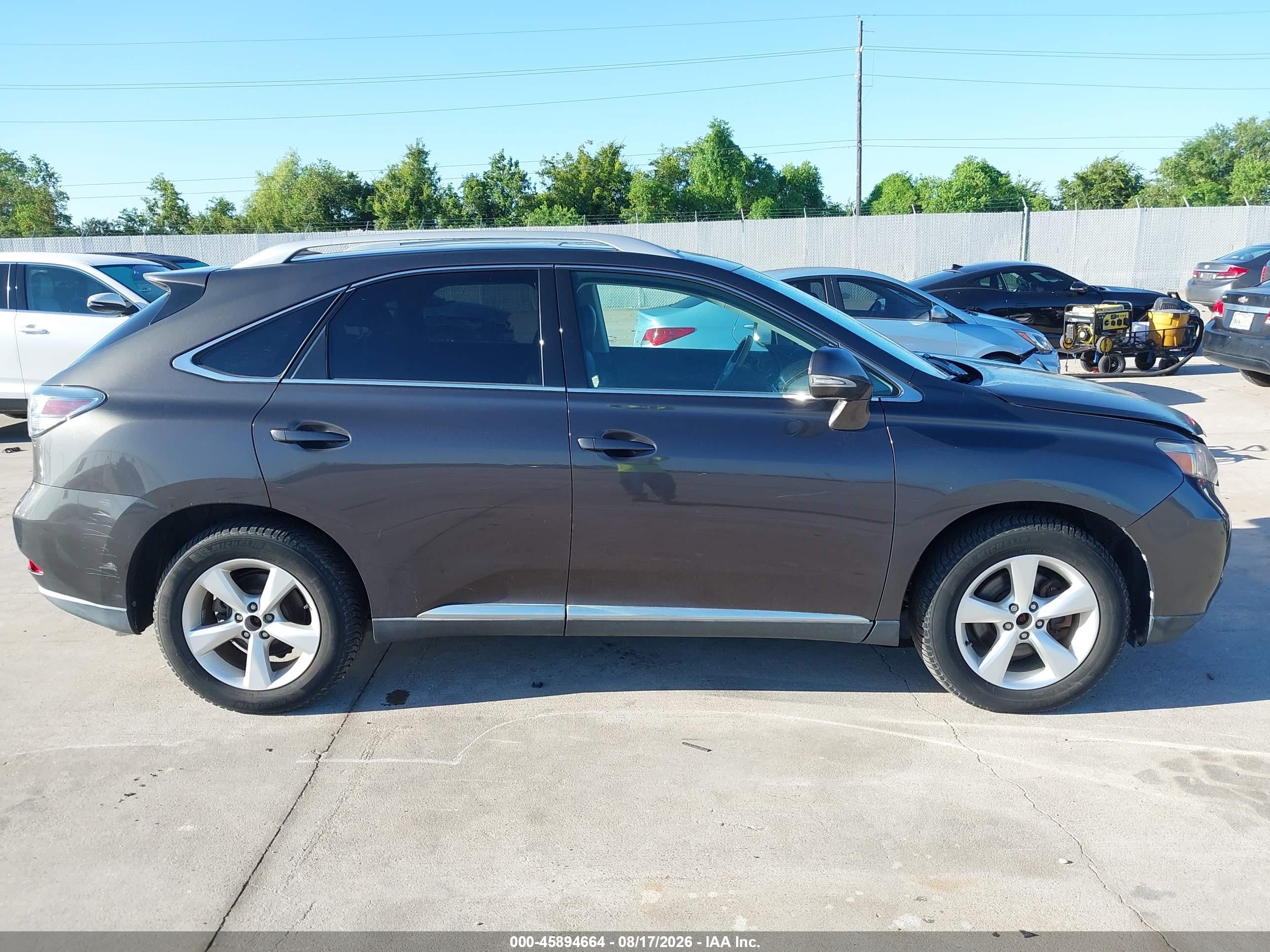 2010 Lexus Rx 350   Gray vin: 2T2BK1BA7AC074095