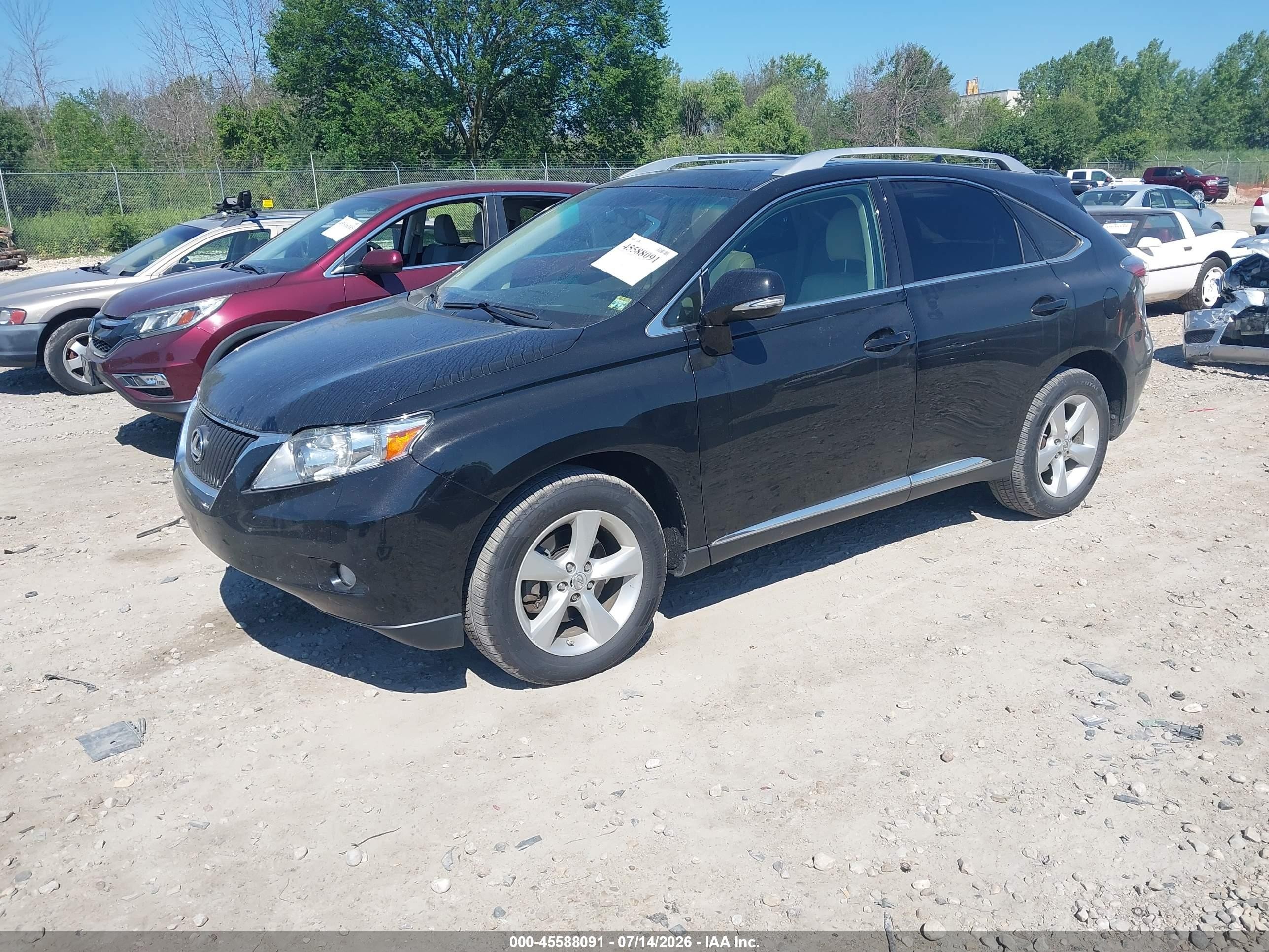 2011 Lexus Rx 350   Black vin: 2T2BK1BA7BC083543