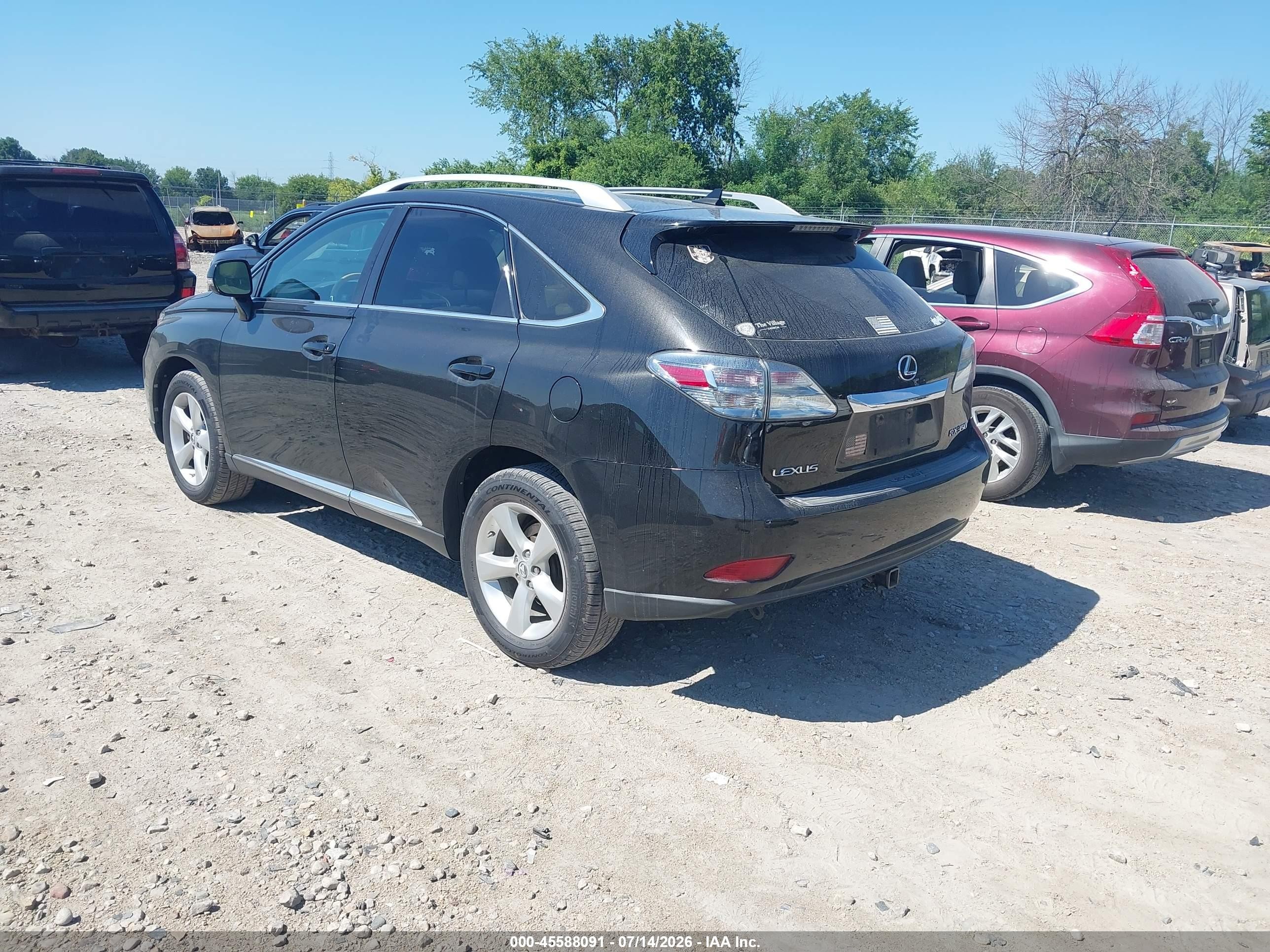 2011 Lexus Rx 350   Black vin: 2T2BK1BA7BC083543