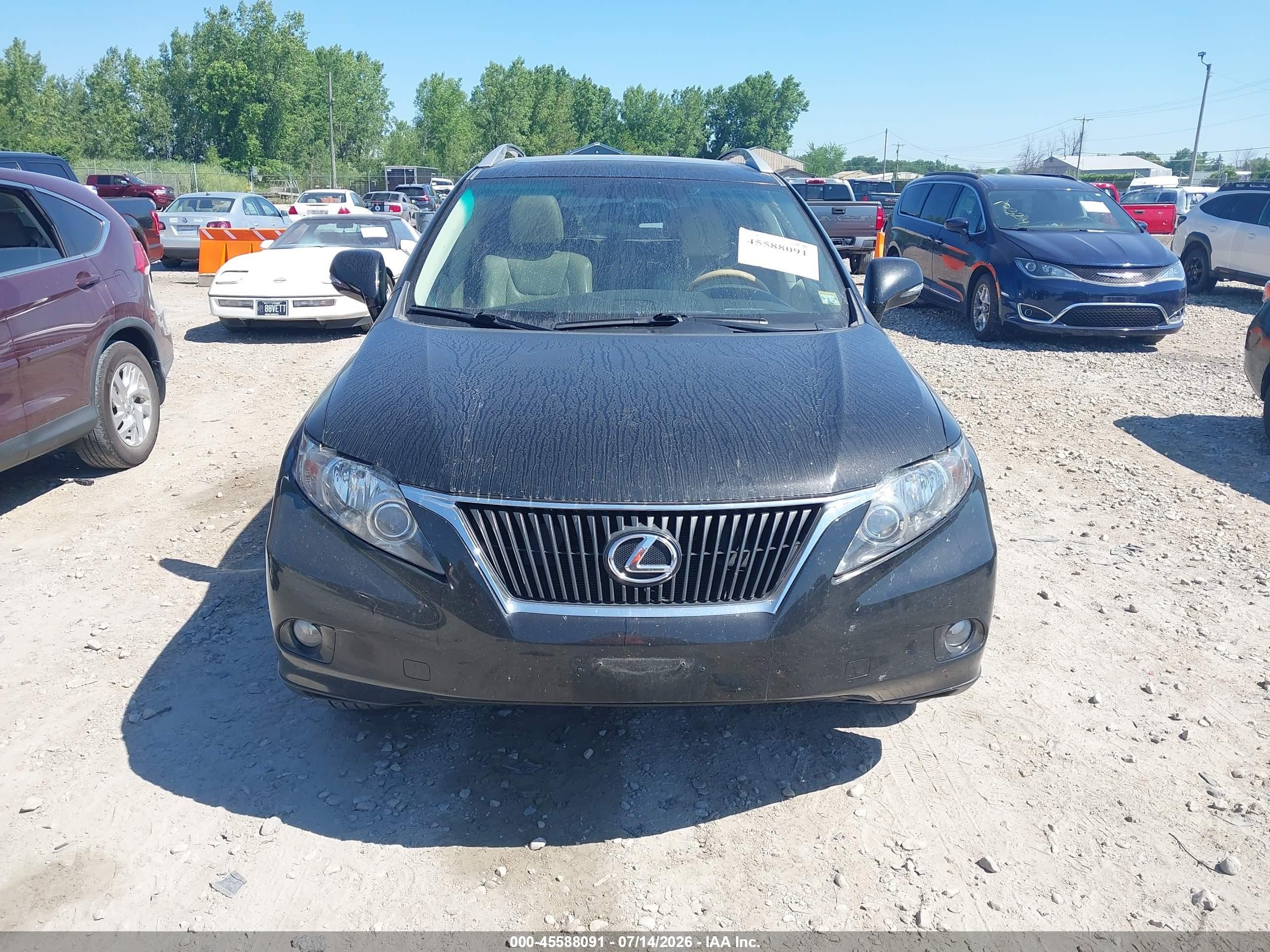 2011 Lexus Rx 350   Black vin: 2T2BK1BA7BC083543
