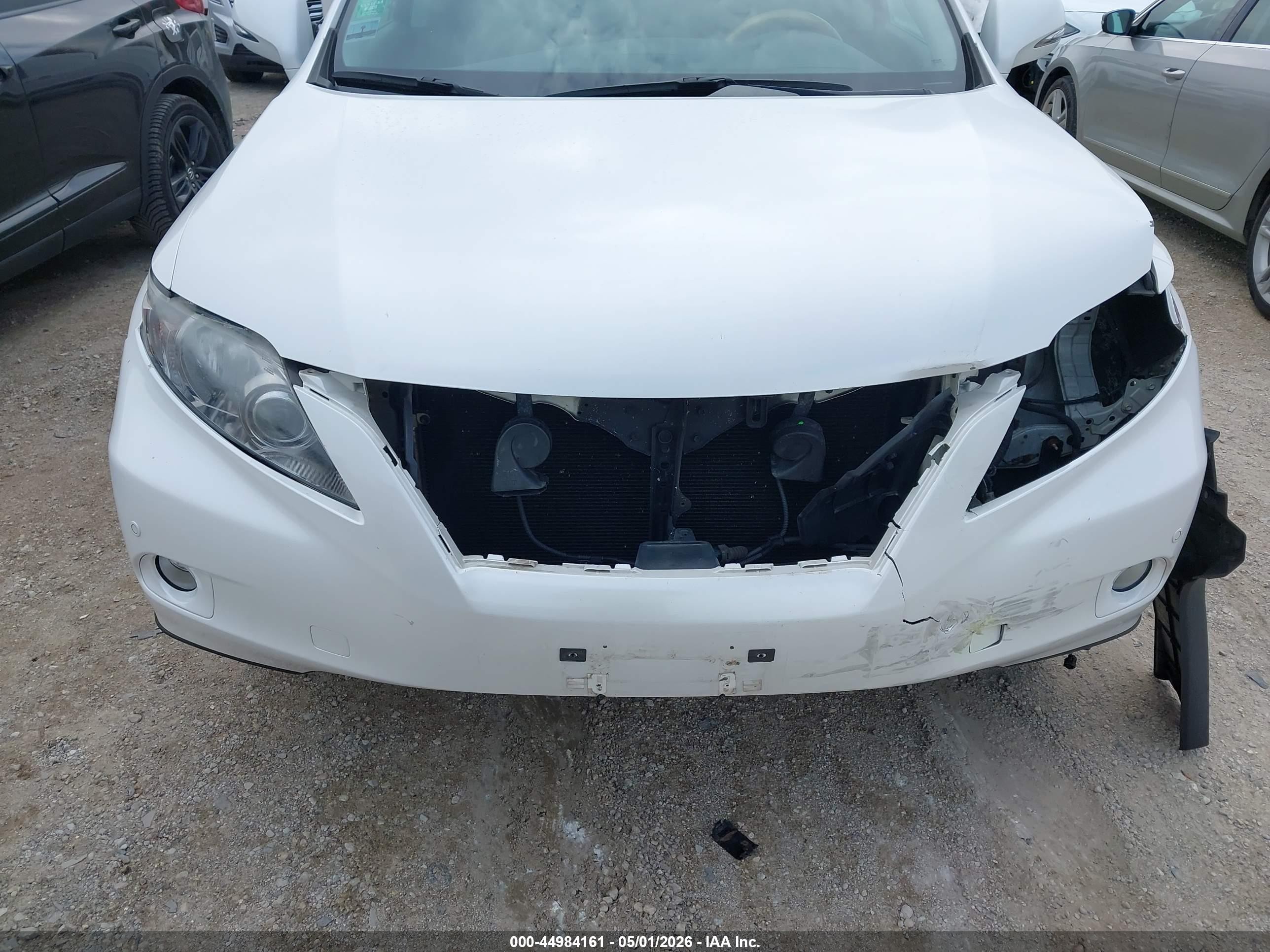 2011 Lexus Rx 350   White vin: 2T2BK1BA7BC087902