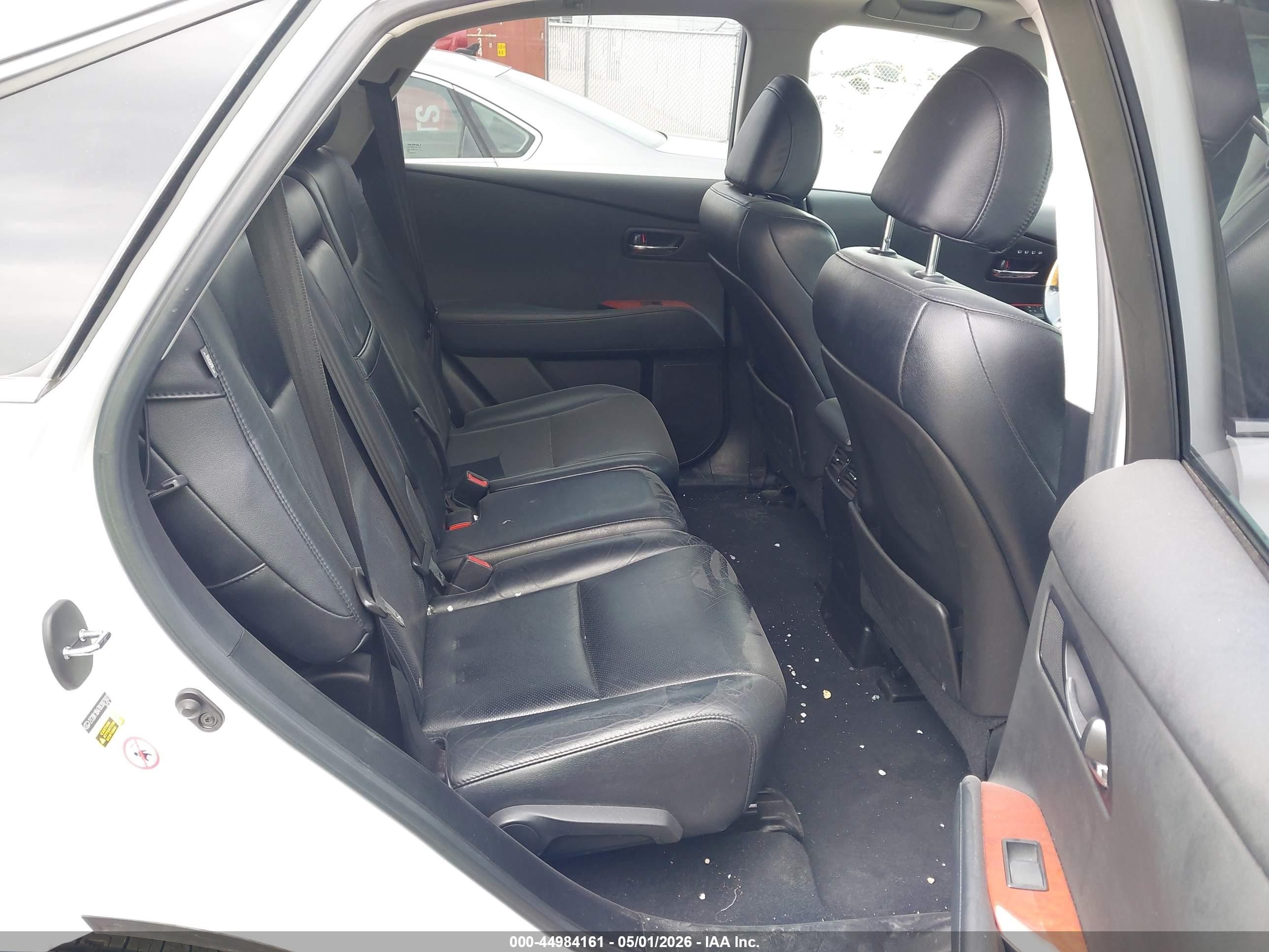 2011 Lexus Rx 350   White vin: 2T2BK1BA7BC087902