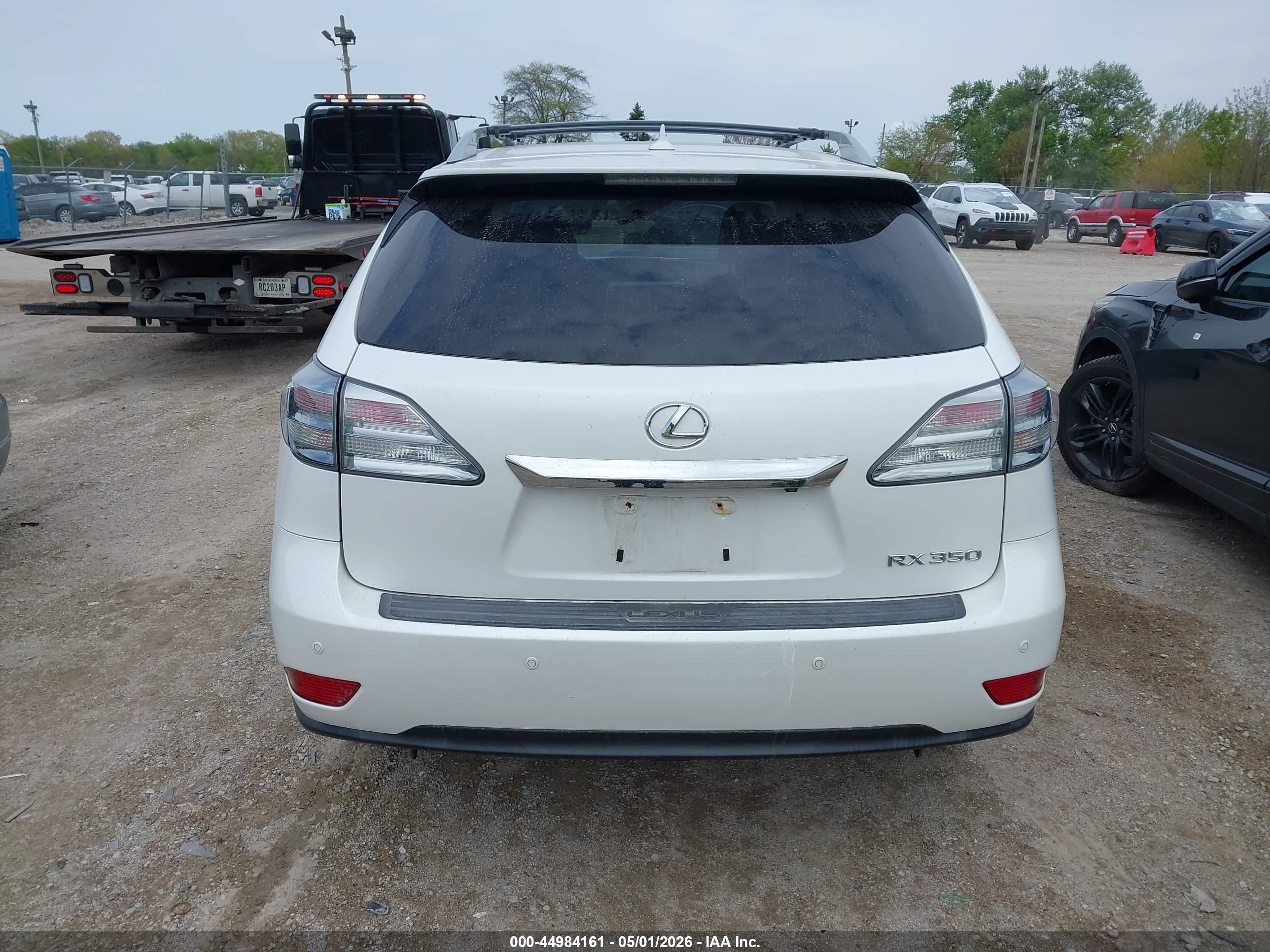 2011 Lexus Rx 350   White vin: 2T2BK1BA7BC087902