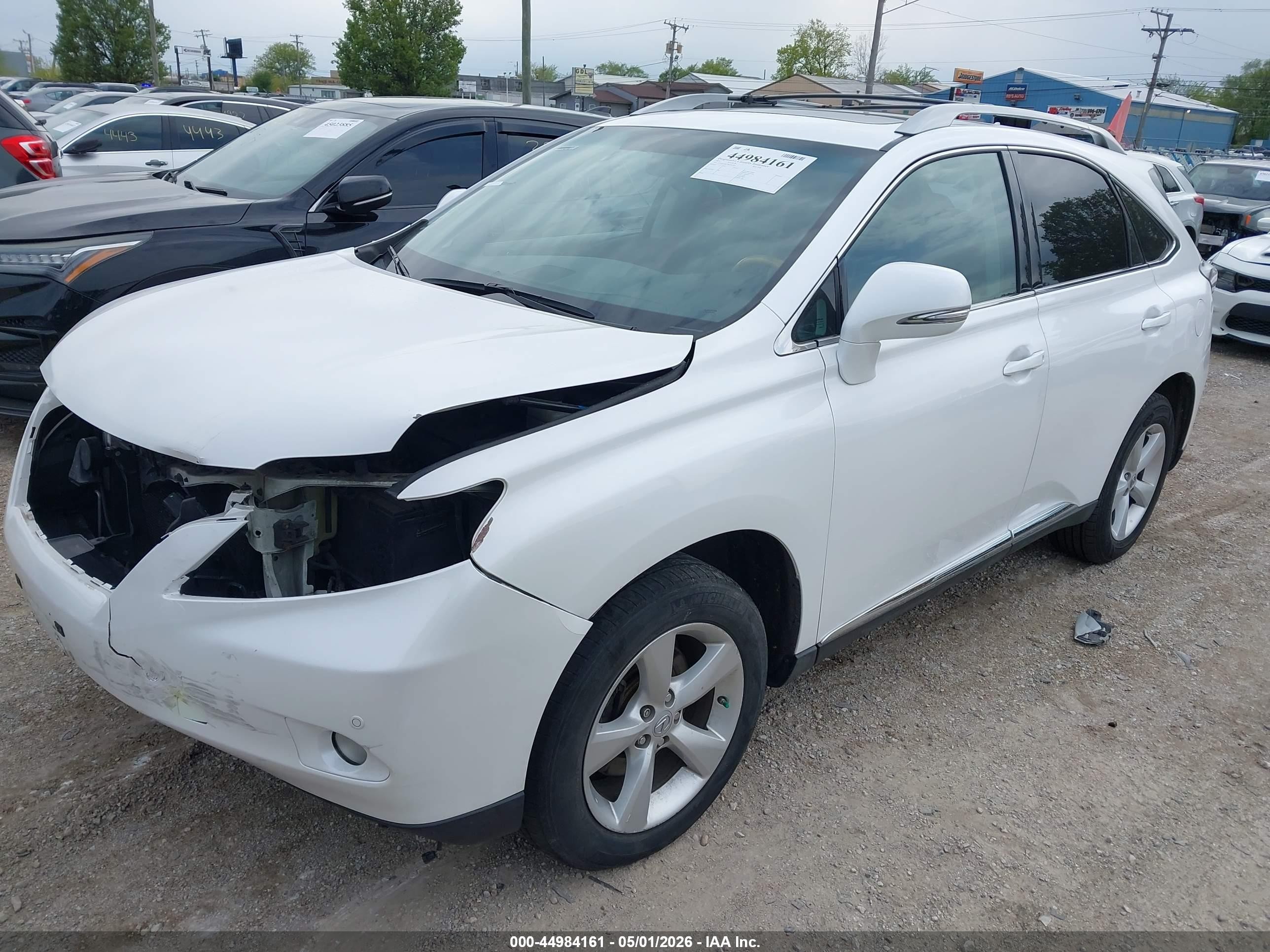 2011 Lexus Rx 350   White vin: 2T2BK1BA7BC087902
