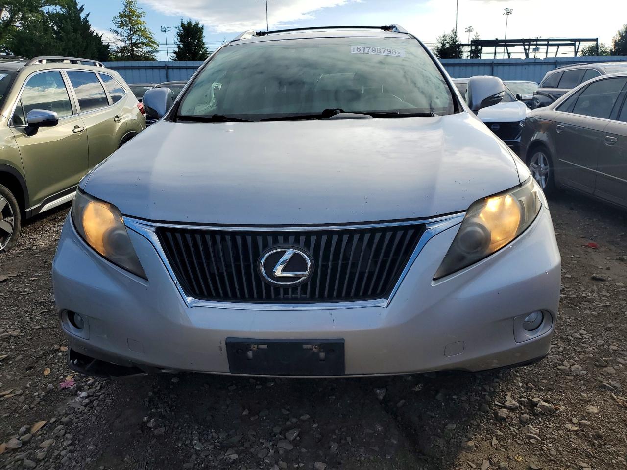 2011 Lexus Rx 350 Silver vin: 2T2BK1BA7BC090721