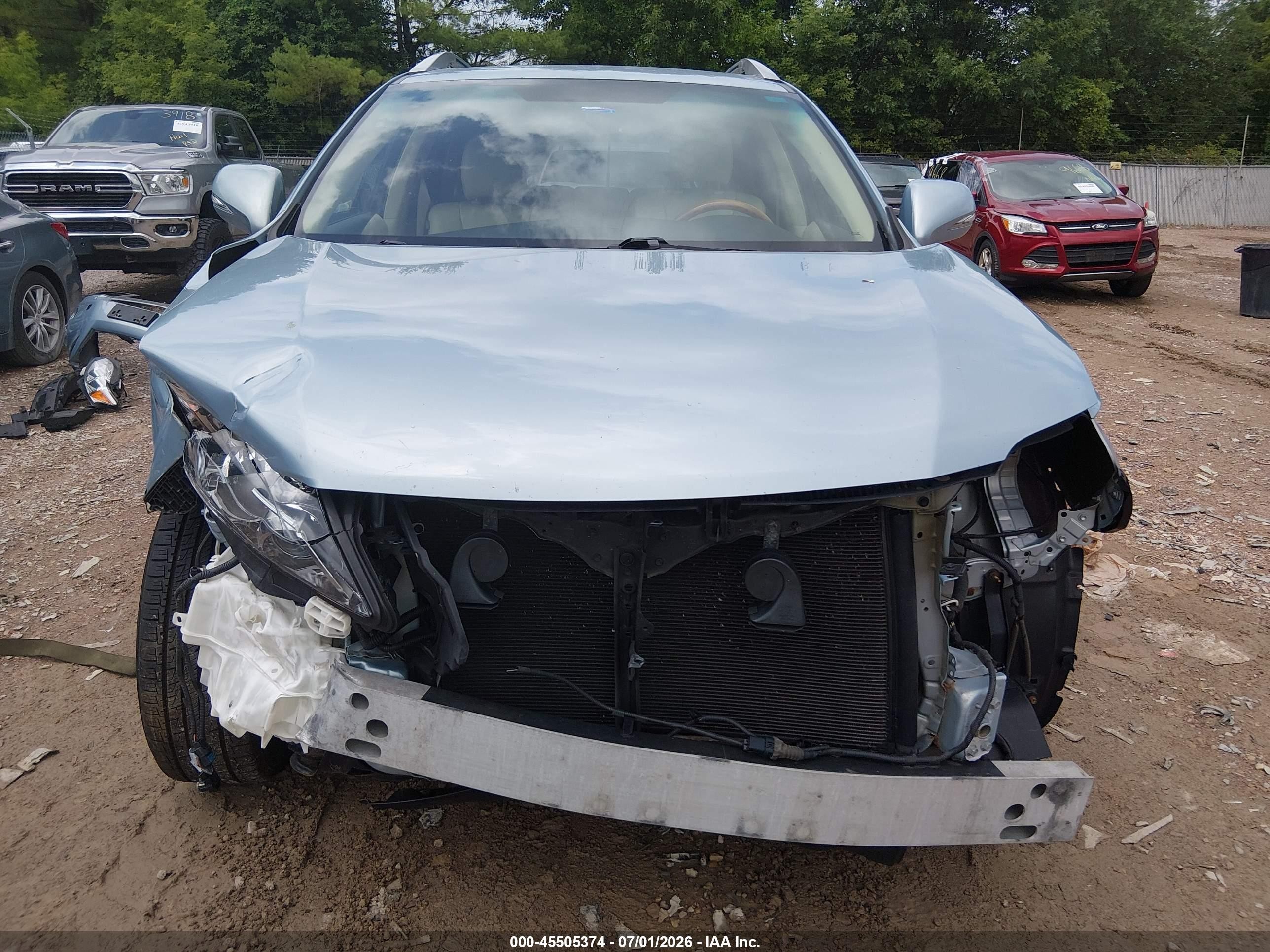 2011 Lexus Rx 350   Light Blue vin: 2T2BK1BA7BC094820
