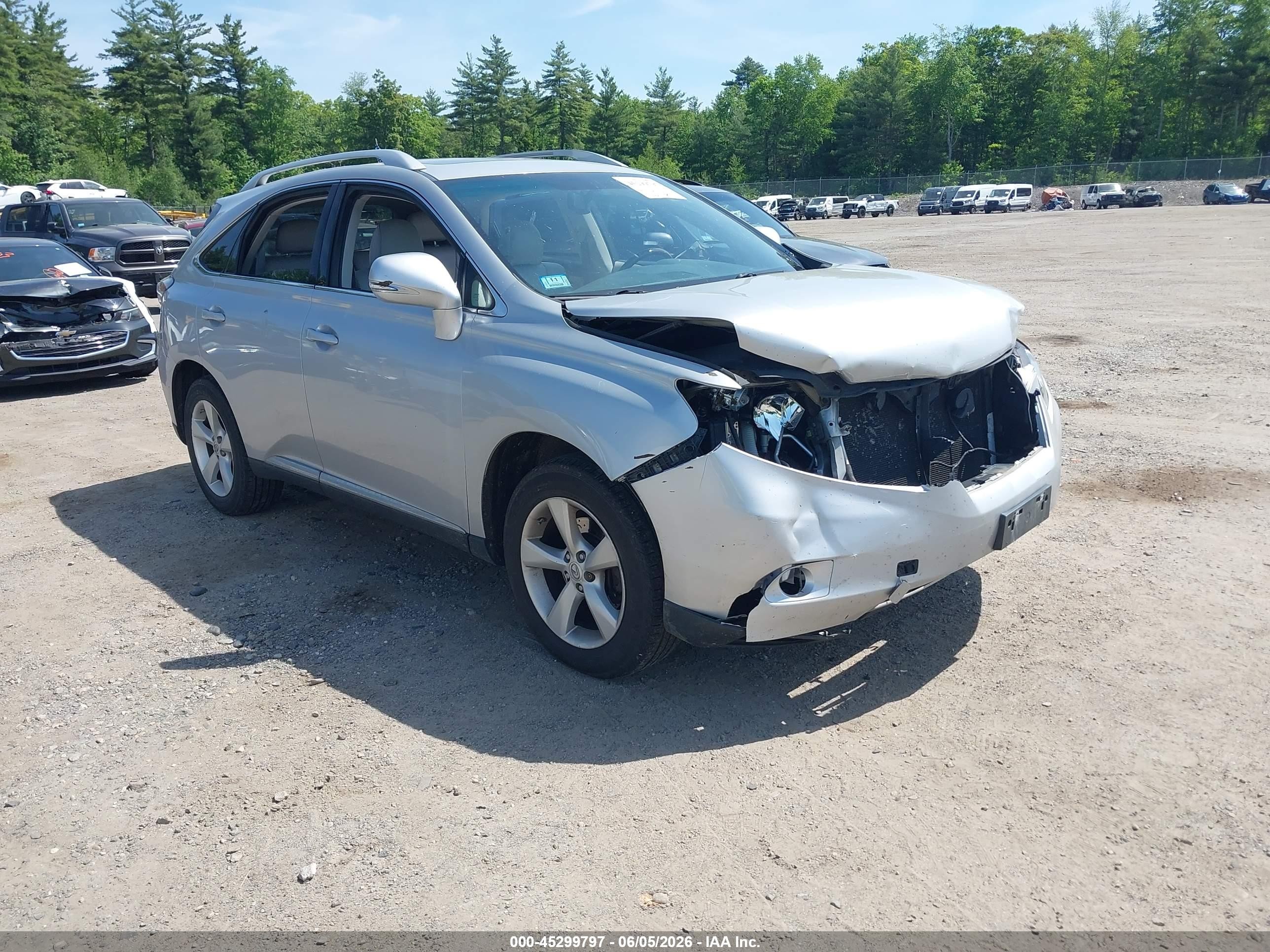 2011 Lexus Rx 350   Silver vin: 2T2BK1BA7BC097801