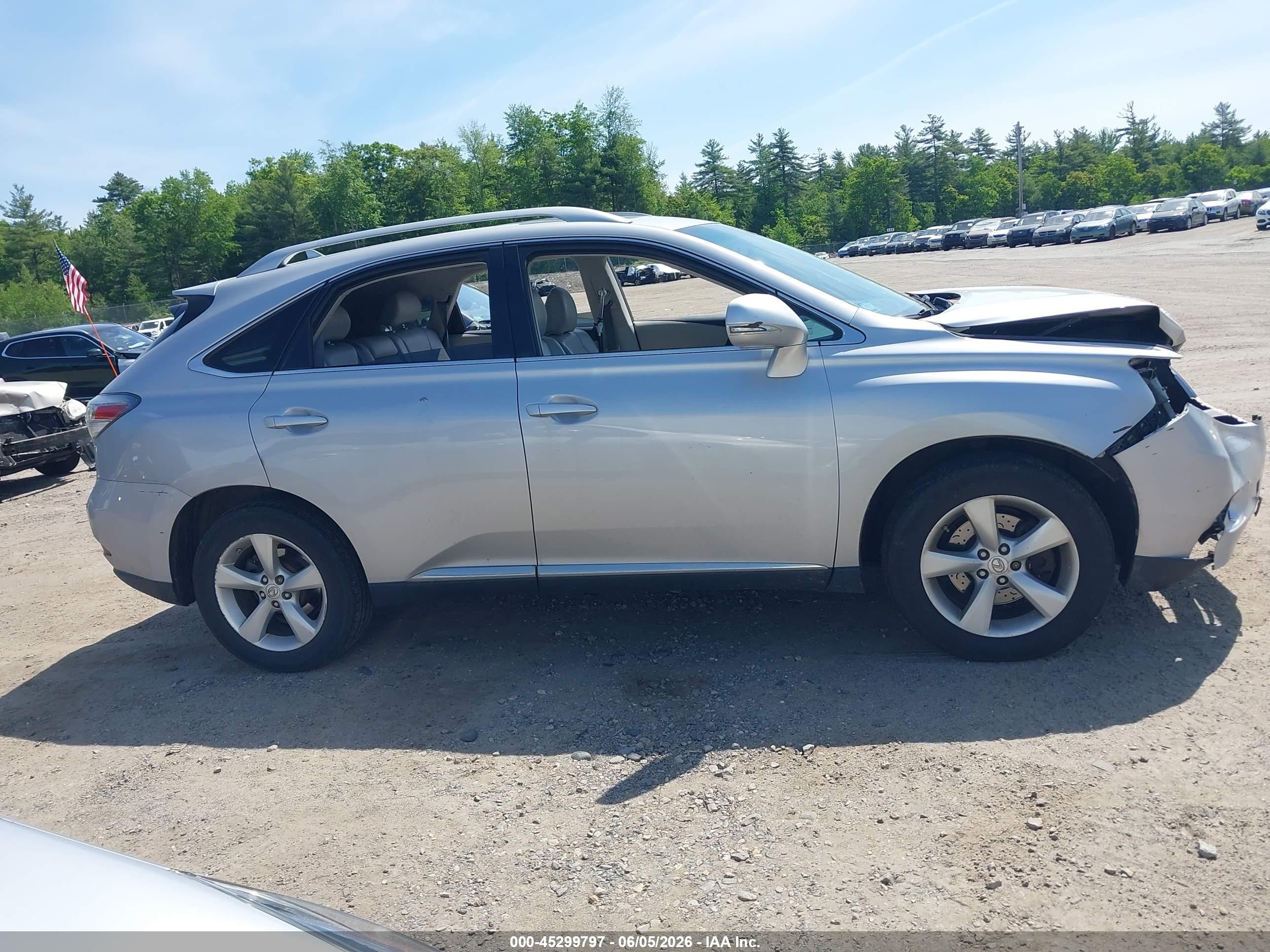 2011 Lexus Rx 350   Silver vin: 2T2BK1BA7BC097801