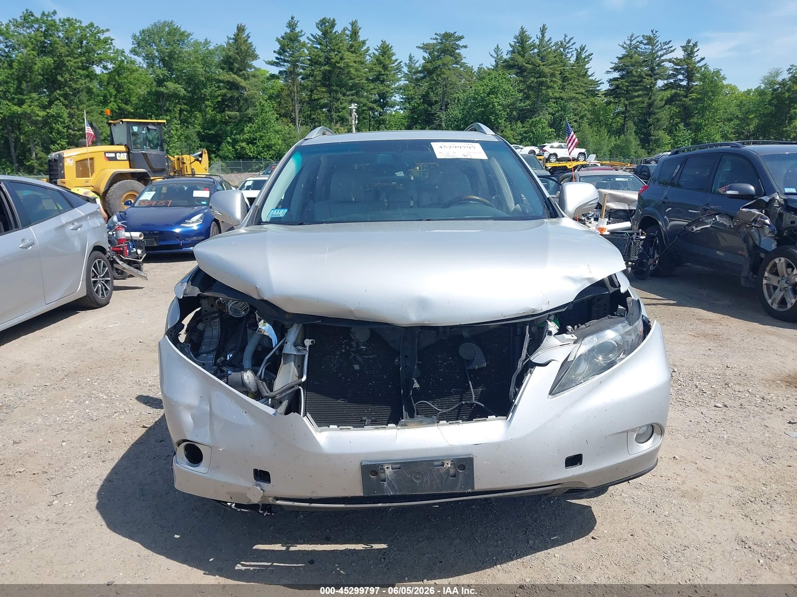 2011 Lexus Rx 350   Silver vin: 2T2BK1BA7BC097801