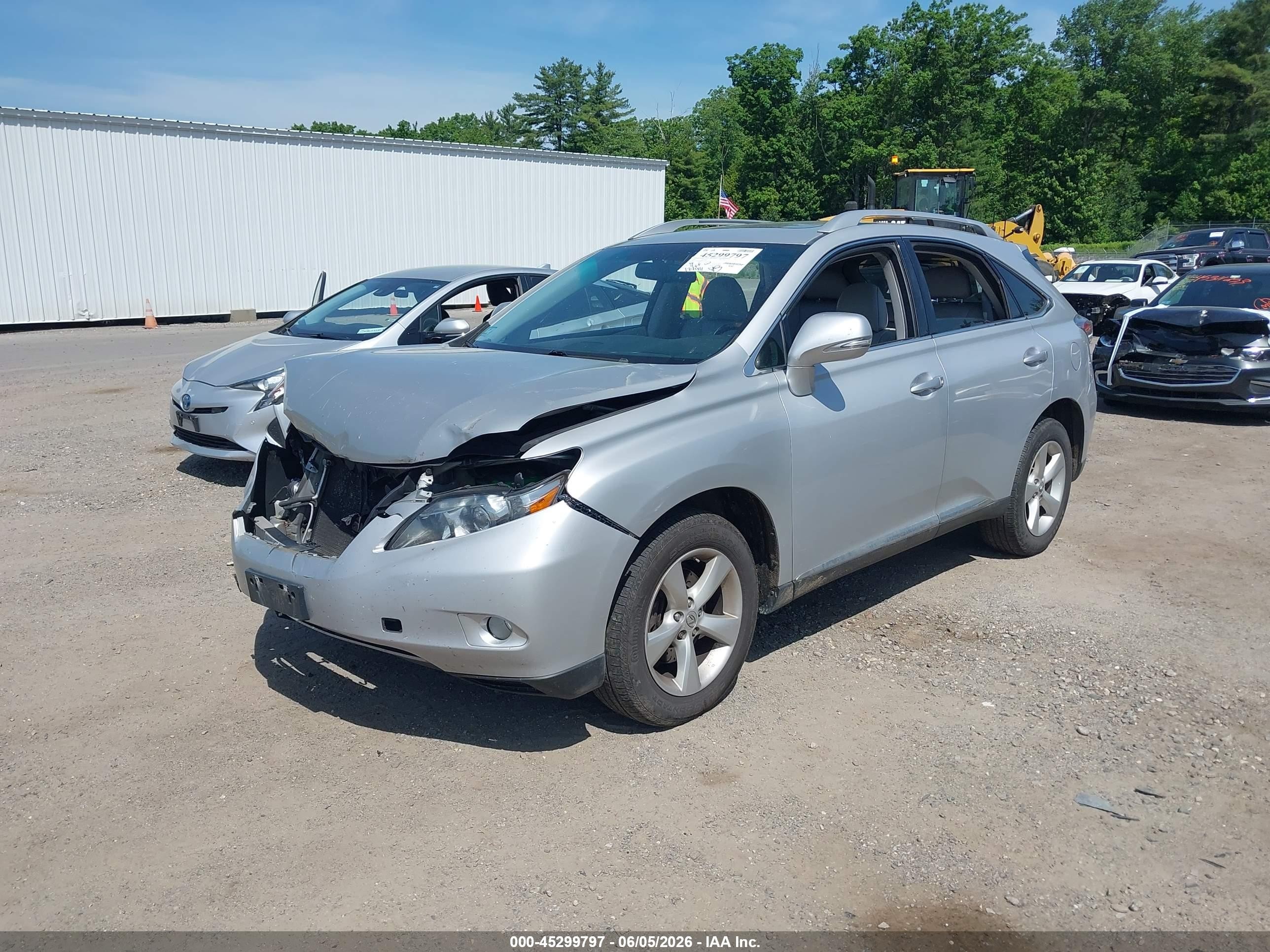 2011 Lexus Rx 350   Silver vin: 2T2BK1BA7BC097801