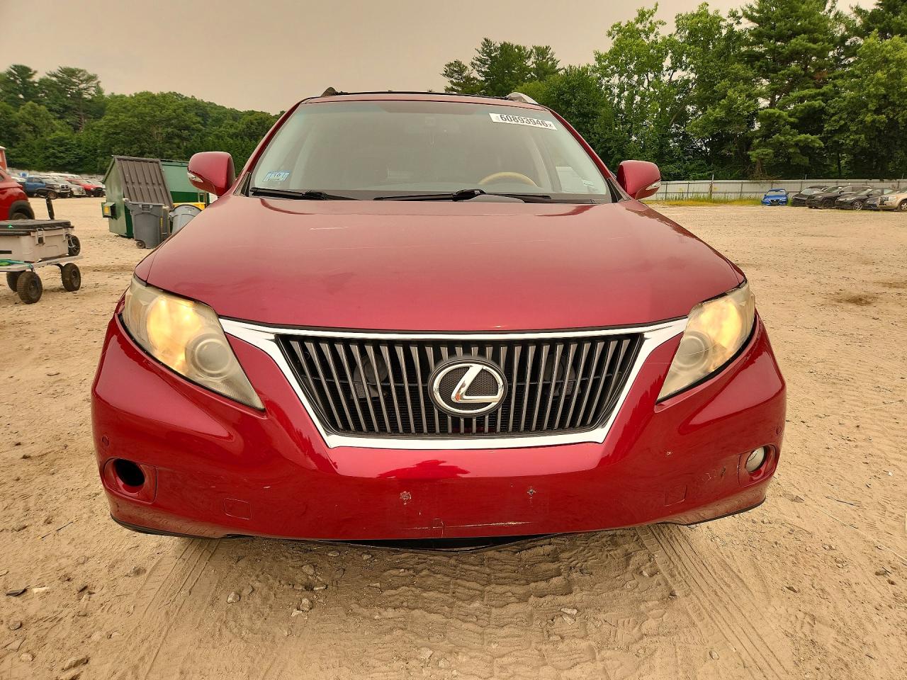 2011 Lexus Rx 350 Red vin: 2T2BK1BA7BC106822