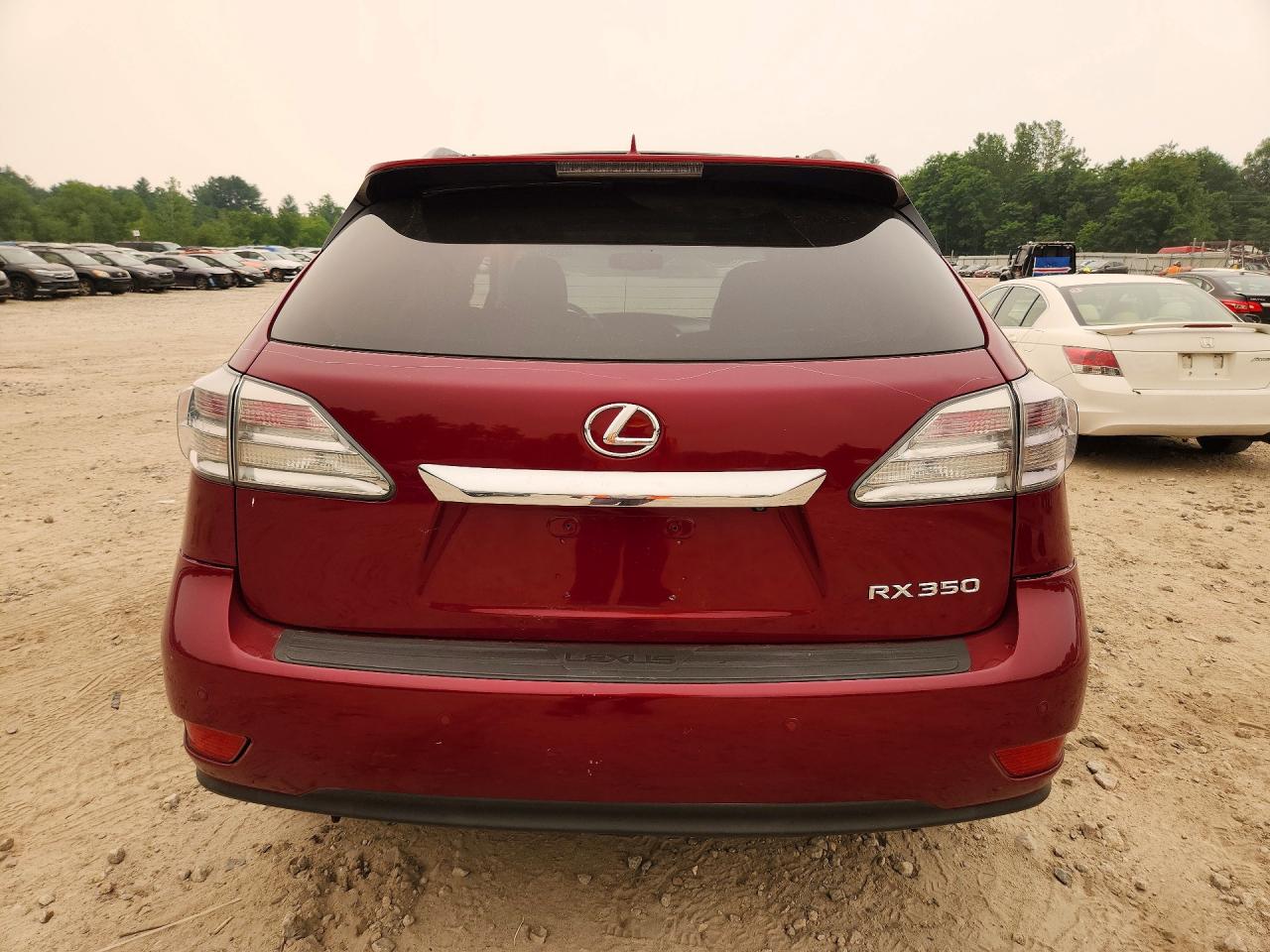 2011 Lexus Rx 350 Red vin: 2T2BK1BA7BC106822