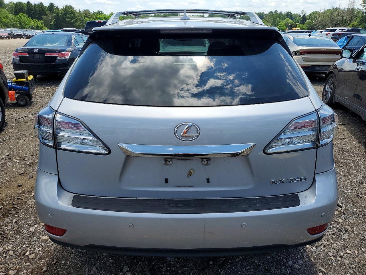 2012 Lexus Rx 350 Gray vin: 2T2BK1BA7CC122780