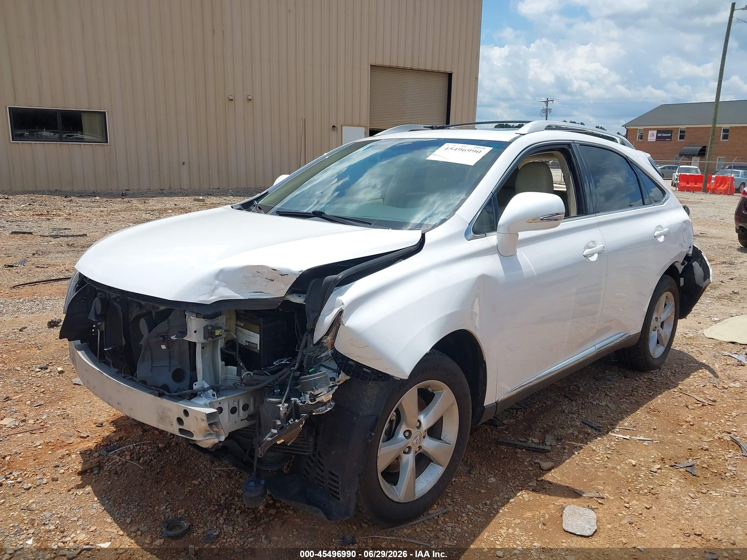 2012 Lexus Rx 350 White vin: 2T2BK1BA7CC125680