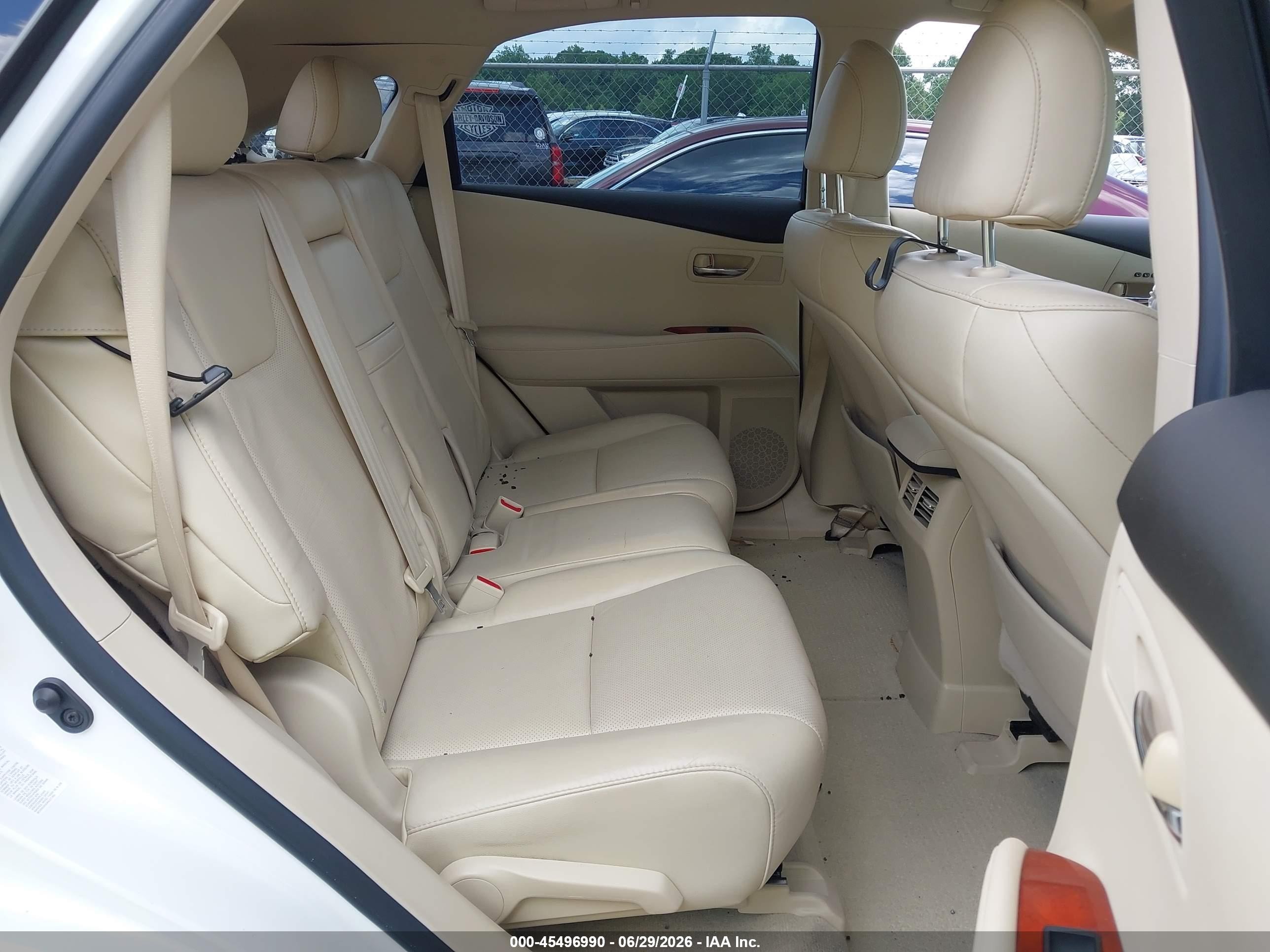 2012 Lexus Rx 350 White vin: 2T2BK1BA7CC125680