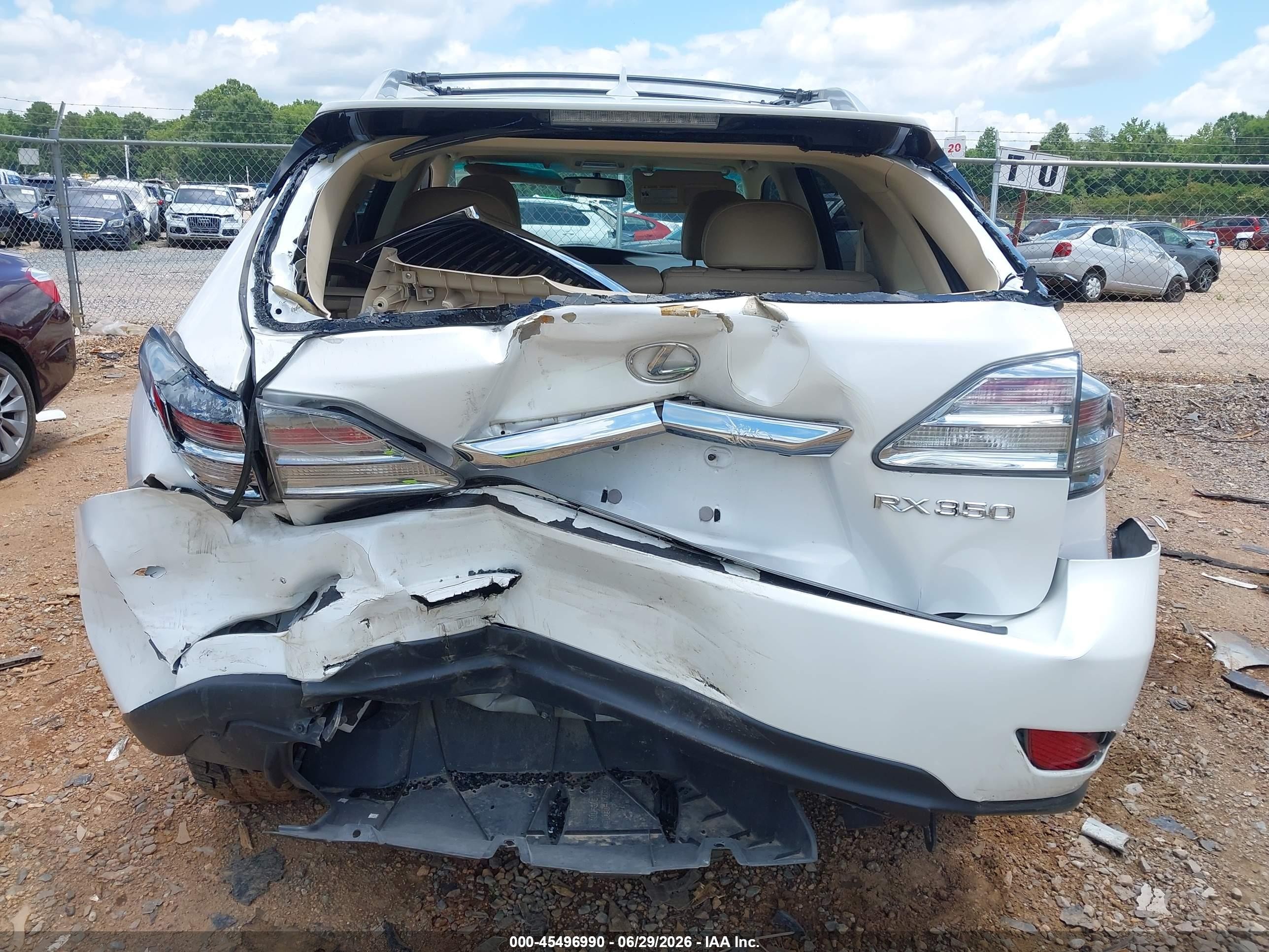 2012 Lexus Rx 350 White vin: 2T2BK1BA7CC125680