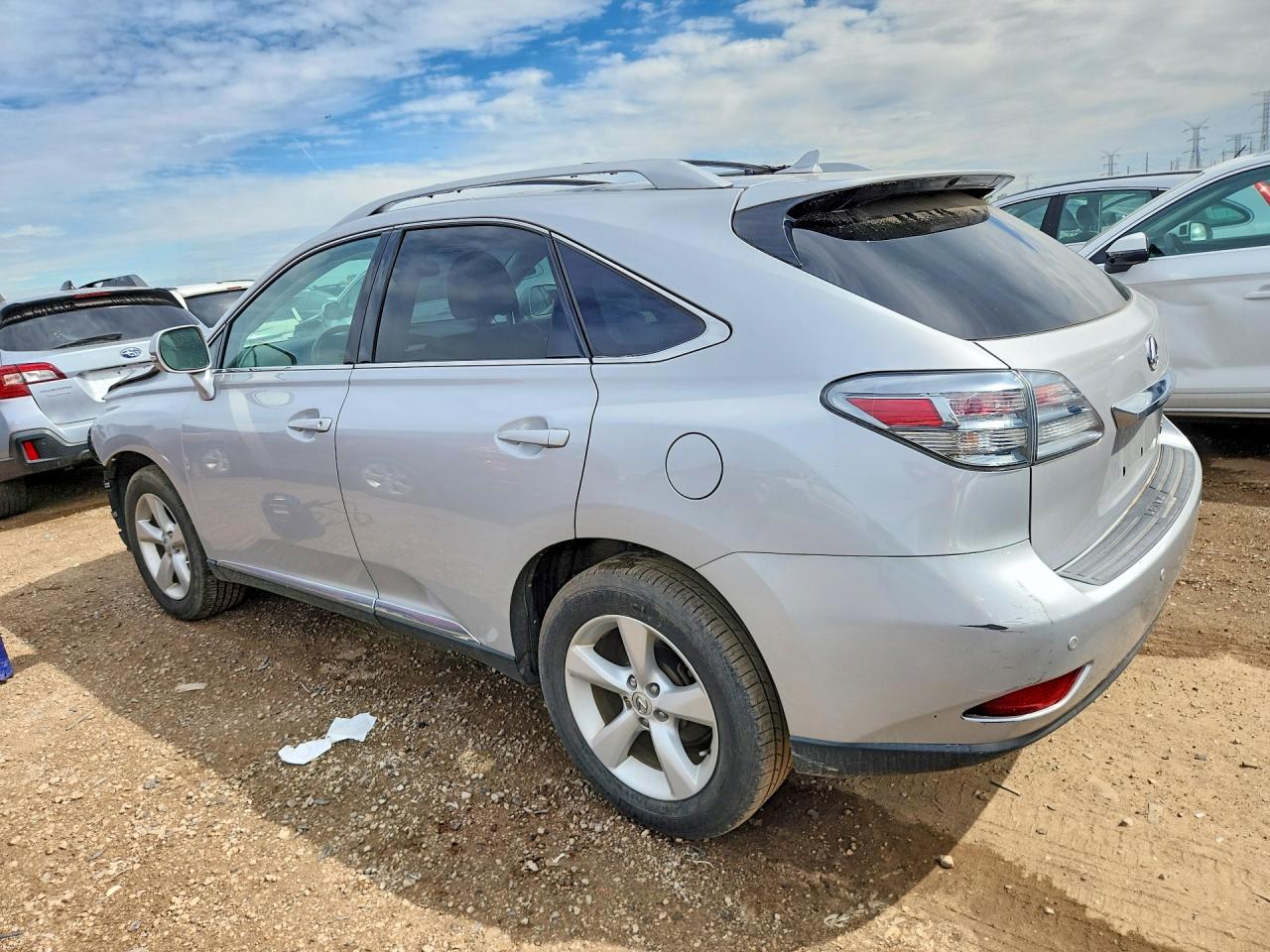 2012 Lexus Rx 350 Silver vin: 2T2BK1BA7CC130538