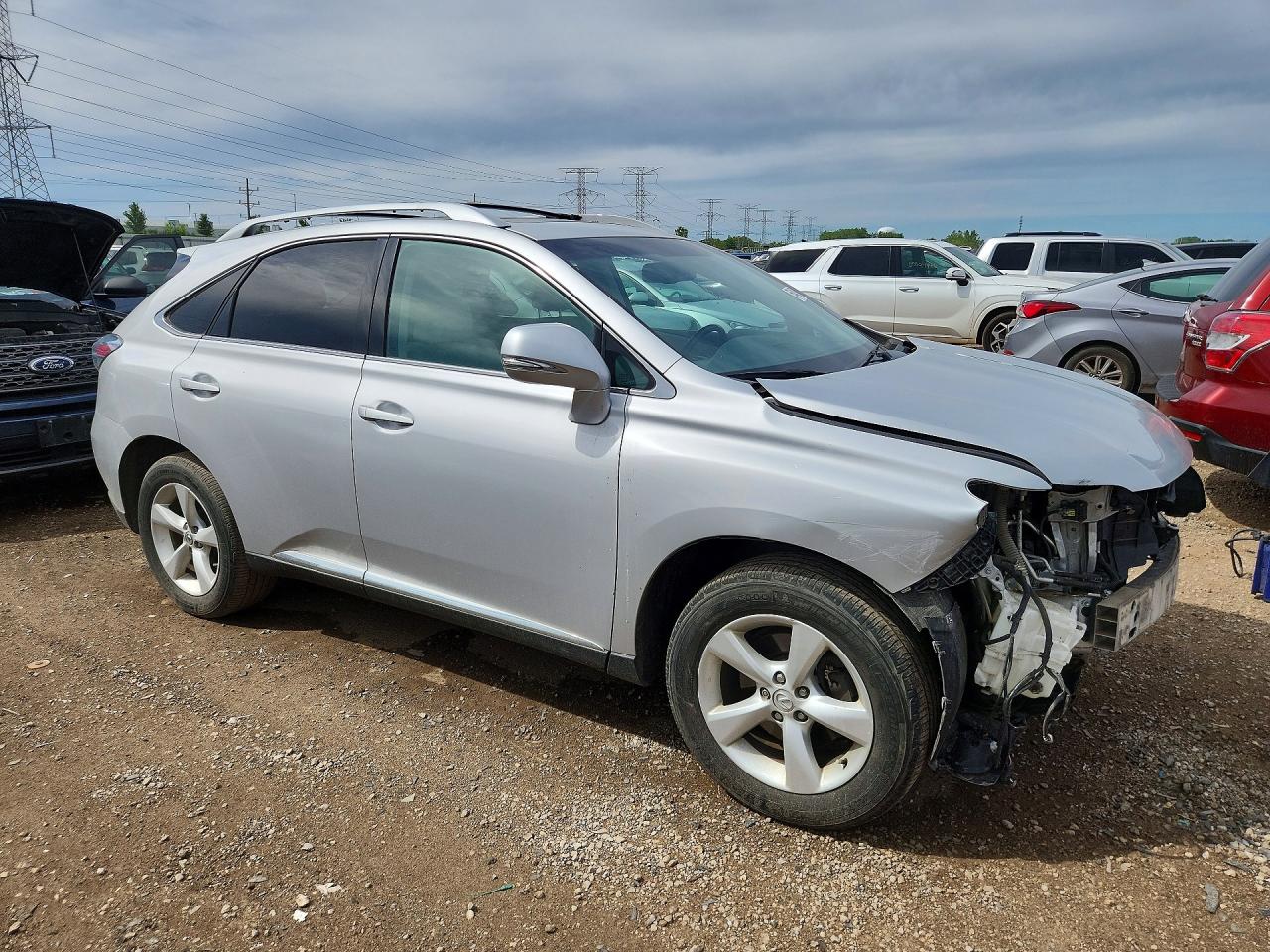 2012 Lexus Rx 350 Silver vin: 2T2BK1BA7CC130538