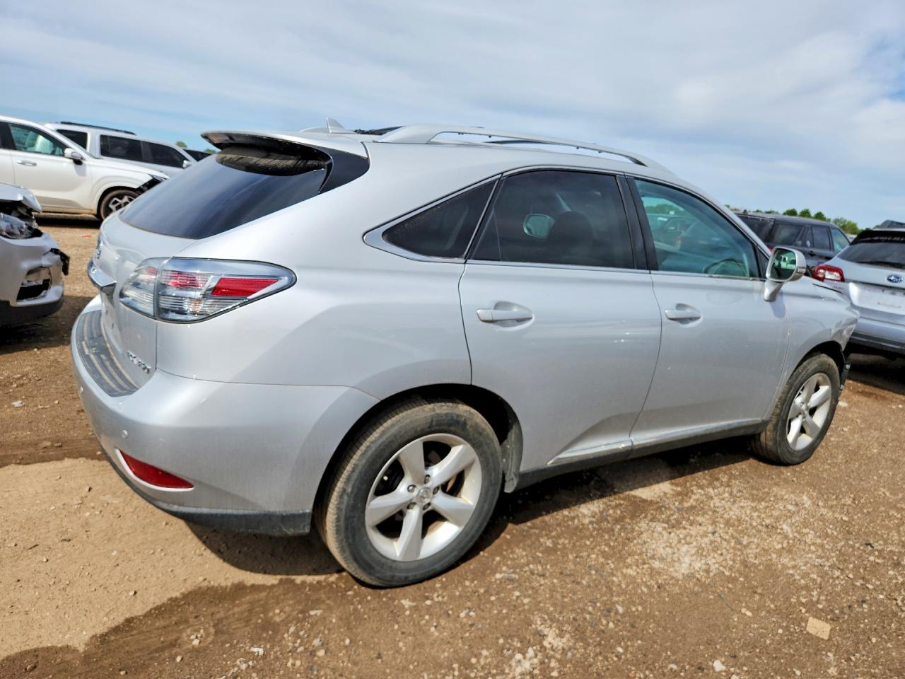 2012 Lexus Rx 350 Silver vin: 2T2BK1BA7CC130538